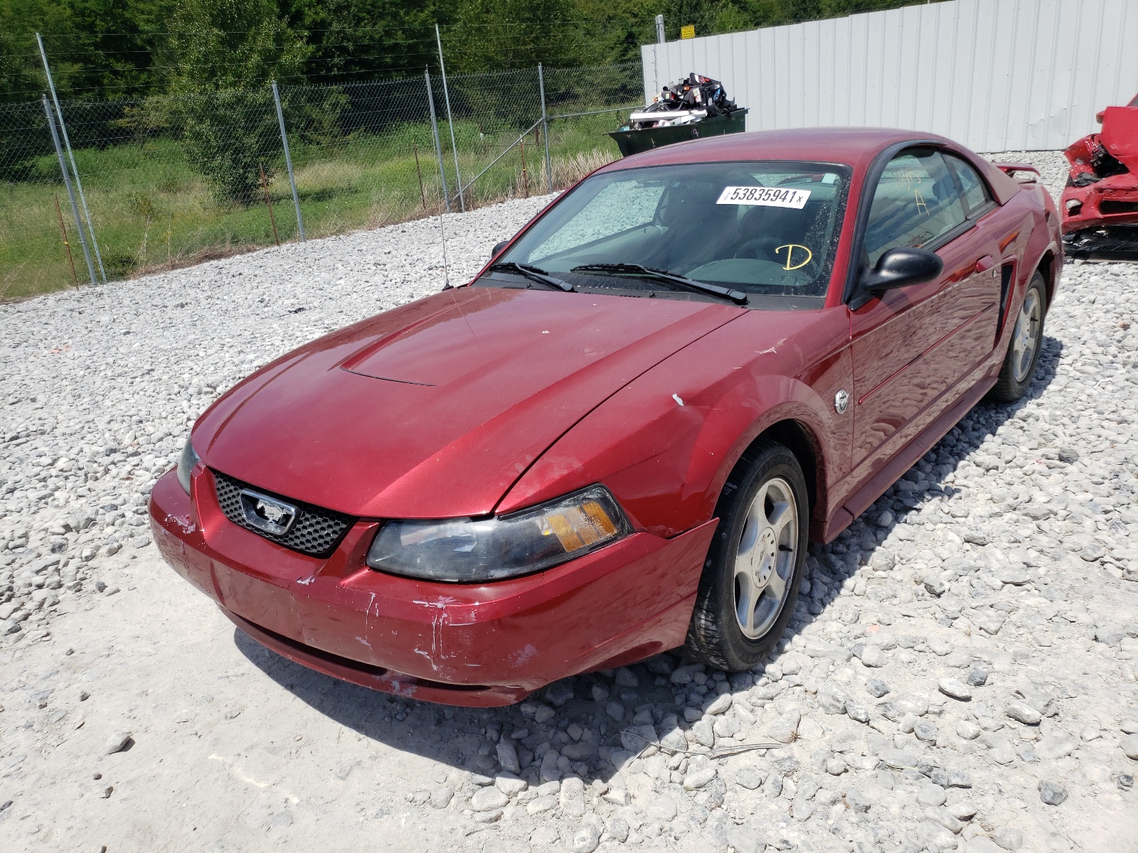 Photo 2 from auction – 2004 FORD MUSTANG with VIN 1FAFP40684F162551