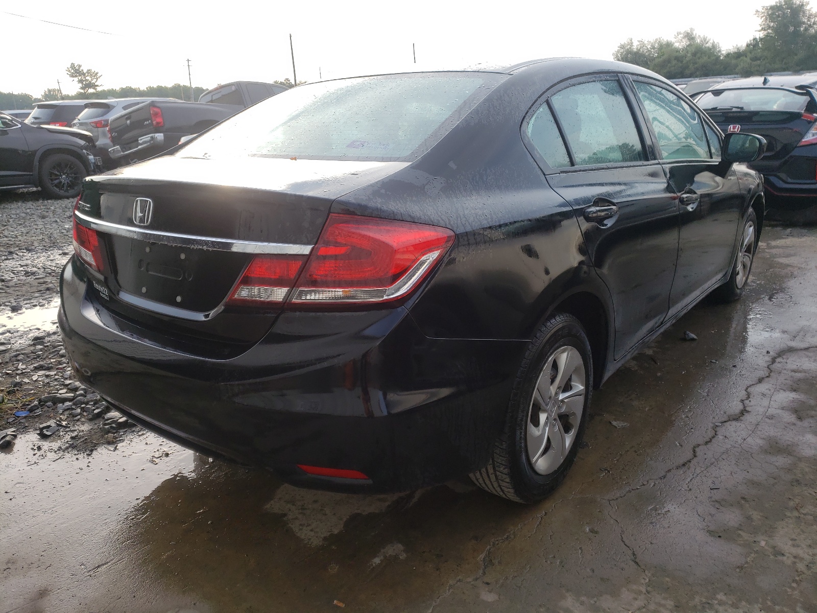 Photo 4 from auction – 2014 HONDA CIVIC LX with VIN 19XFB2F51EE253524