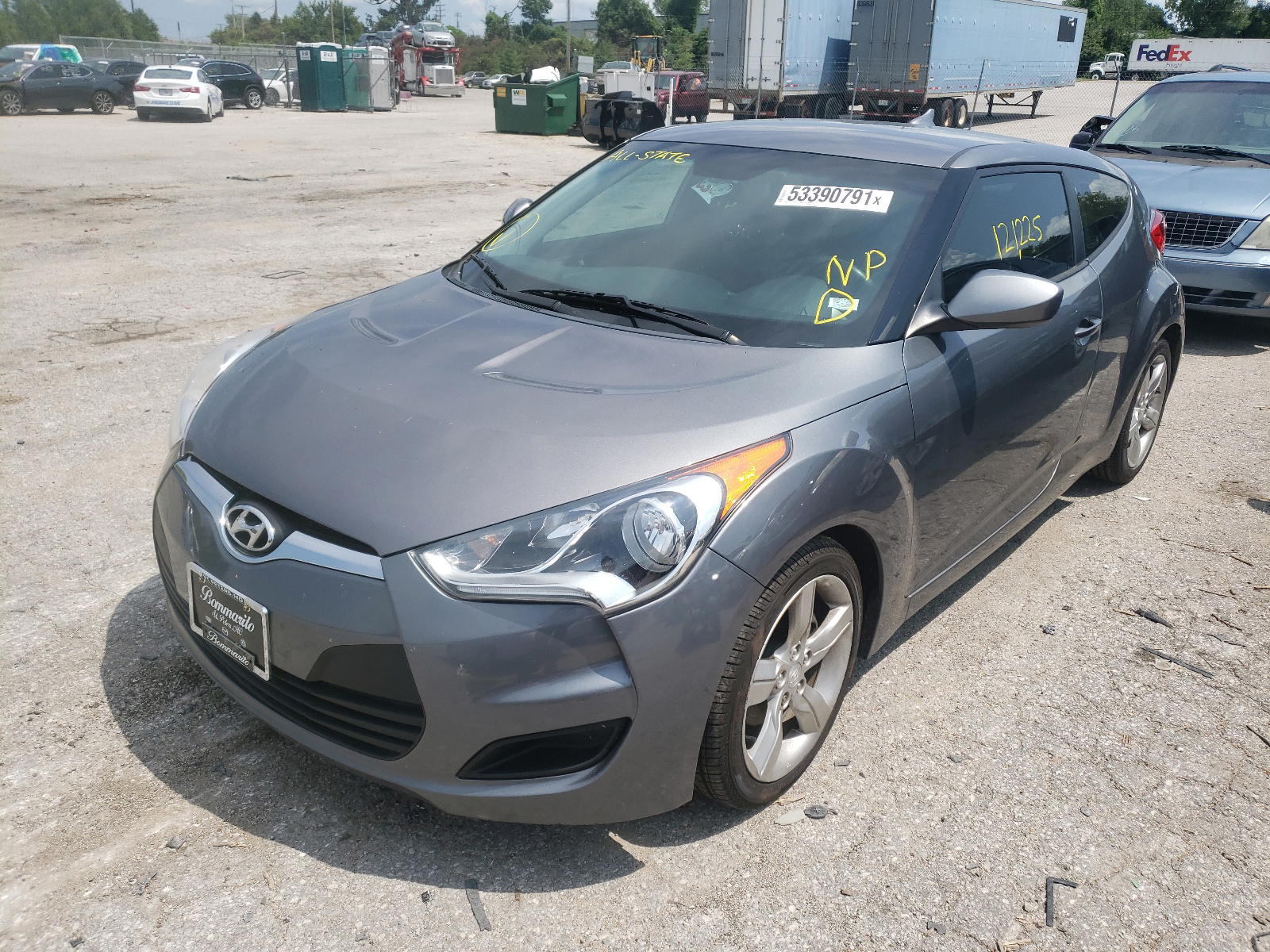 Photo 2 from auction – 2012 HYUNDAI VELOSTER with VIN KMHTC6AD3CU028859