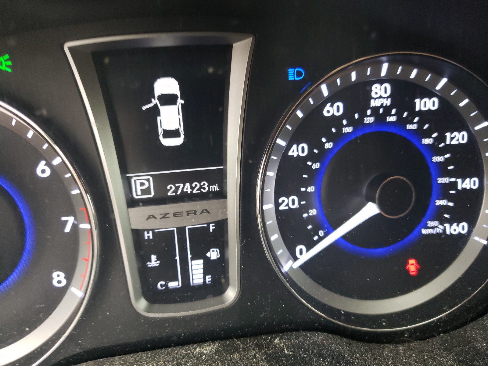 Photo 8 from auction – 2013 HYUNDAI AZERA with VIN KMHFG4JG5DA252590