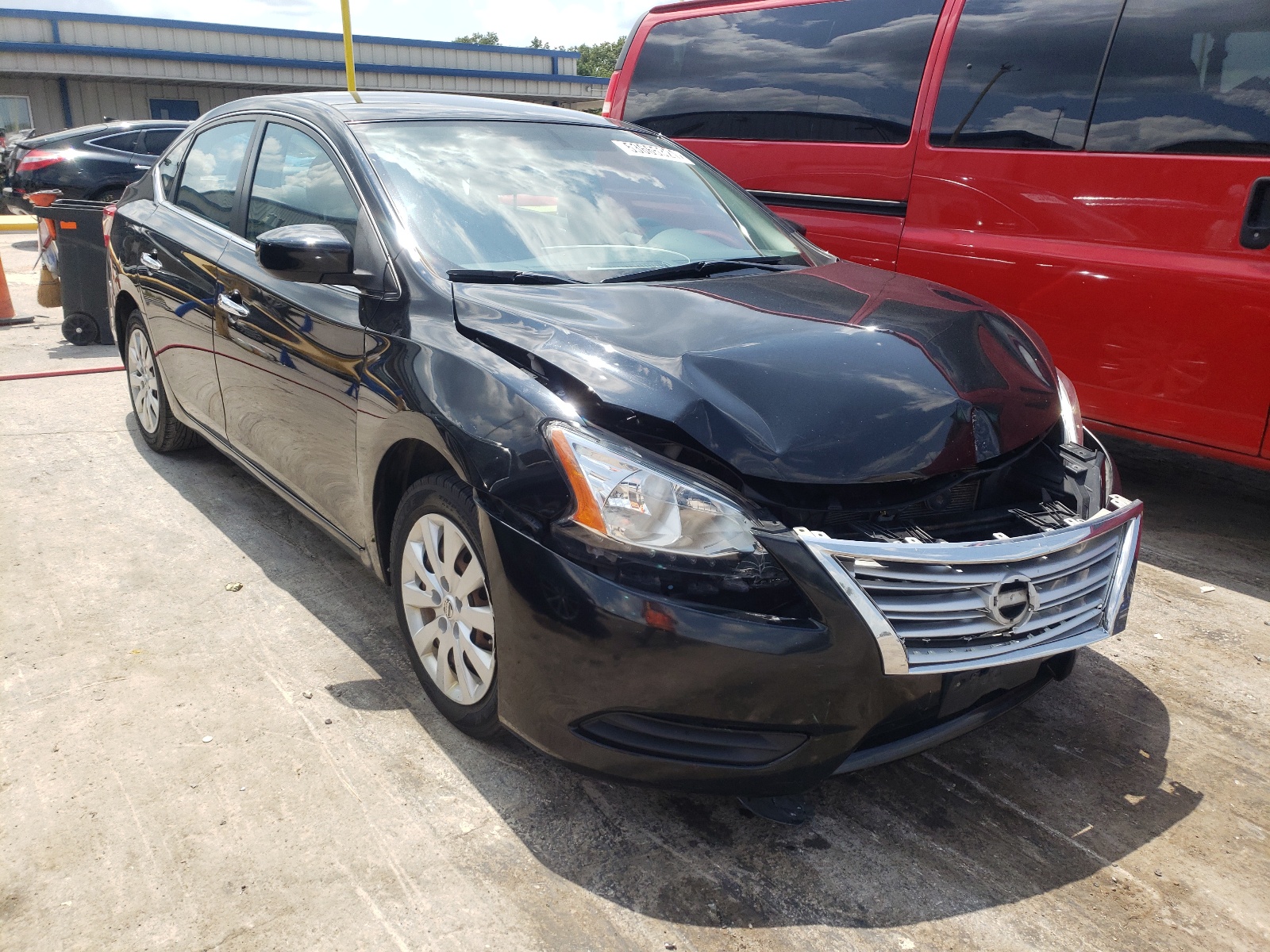 NISSAN SENTRA S 2013 with VIN 3N1AB7AP9DL685033 - Photo from auction