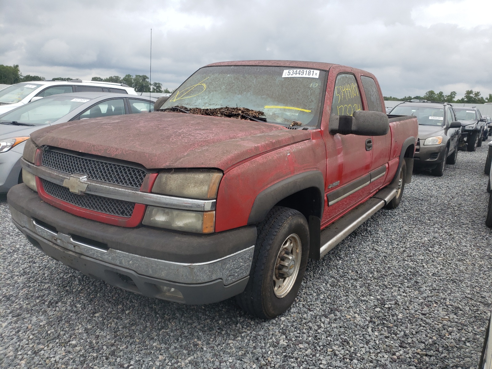 Photo 2 from auction – 2003 CHEVROLET SILVERADO with VIN 1GCGK29U03Z307792