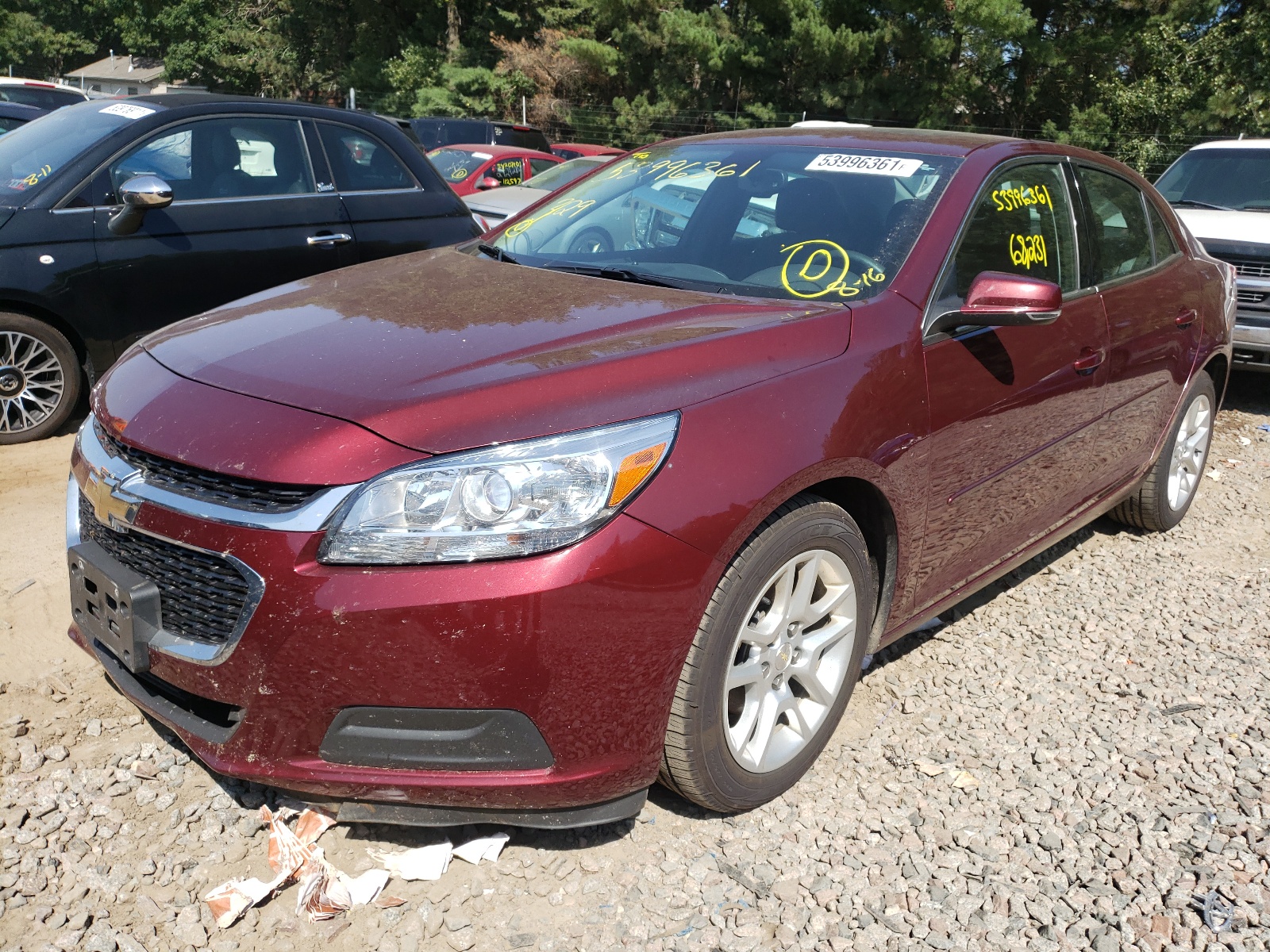 Photo 2 from auction – 2015 CHEVROLET MALIBU 1LT with VIN 1G11C5SL2FF310018