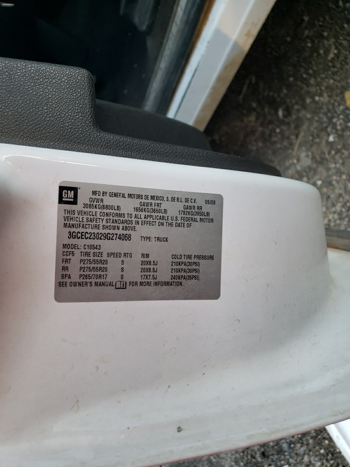 Photo 10 from auction – 2009 CHEVROLET SILVERADO with VIN 3GCEC23029G274068