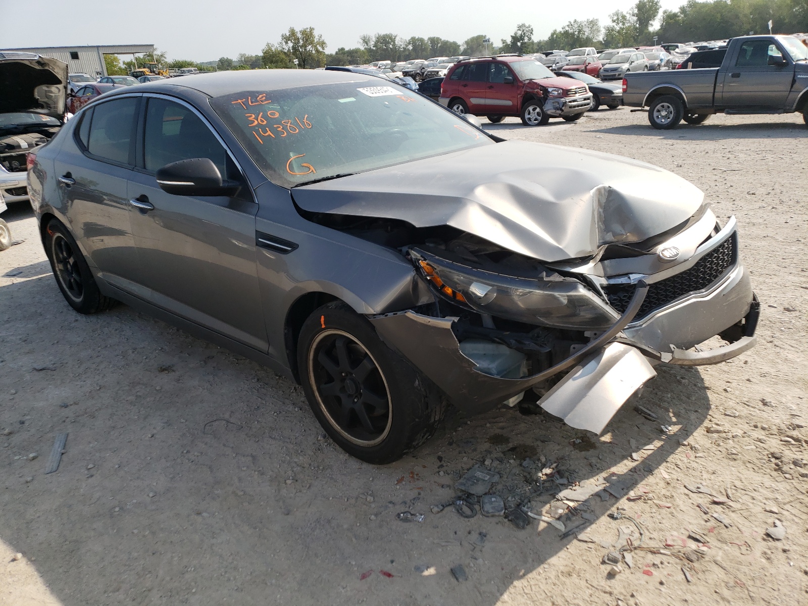 Photo 1 from auction – 2013 KIA OPTIMA LX with VIN 5XXGM4A70DG143816