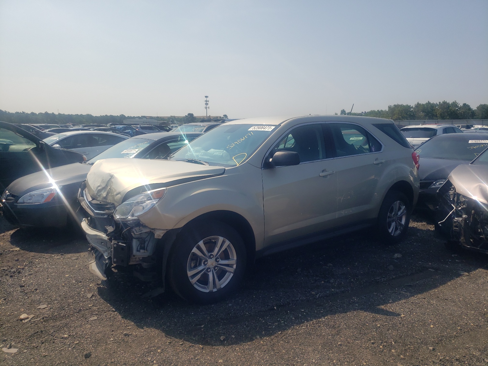 Photo 2 from auction – 2016 CHEVROLET EQUINOX LS with VIN 2GNALBEK2G1140865