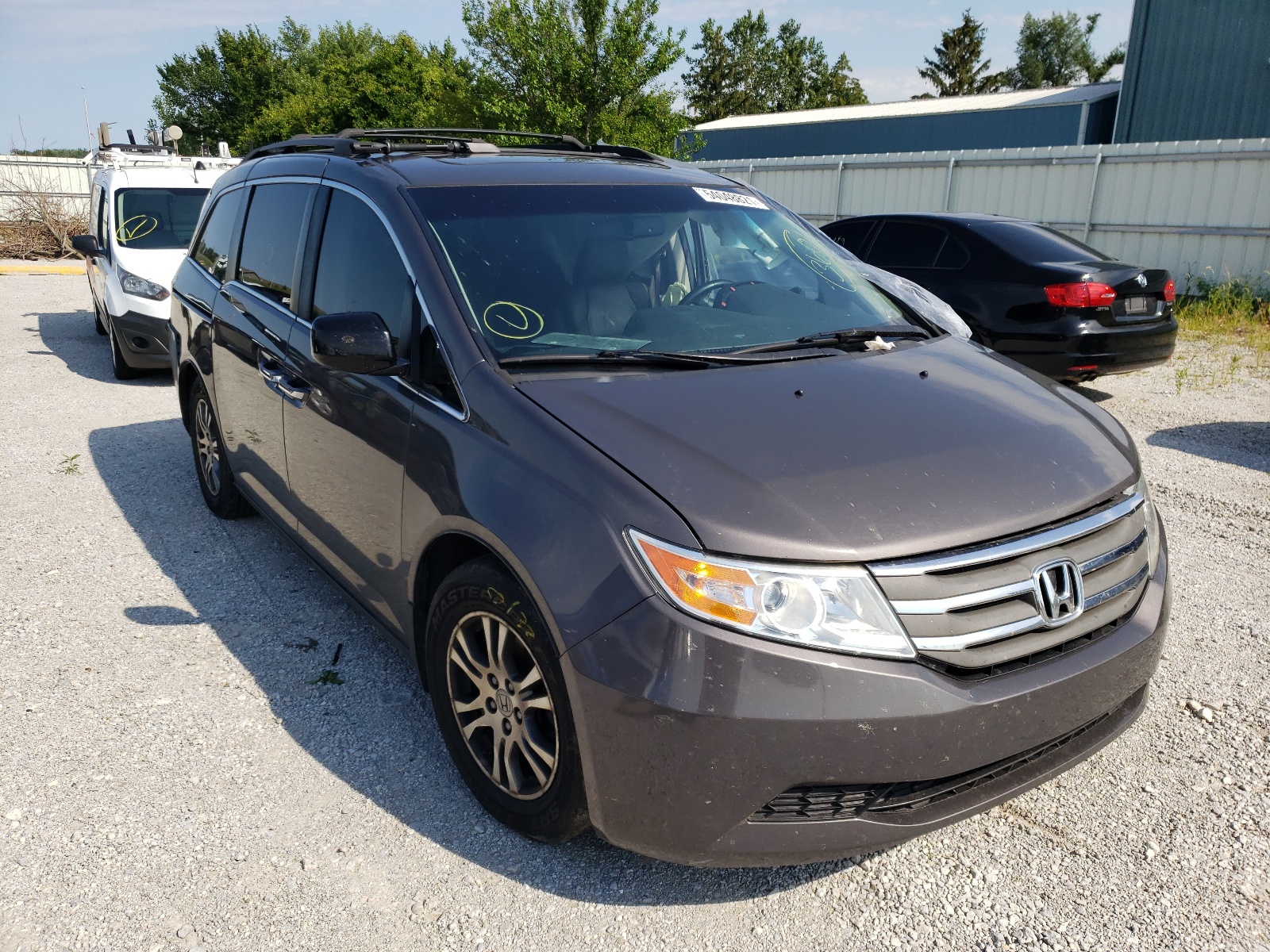 HONDA ODYSSEY EX 2012 with VIN 5FNRL5H61CB092746 - Photo from auction