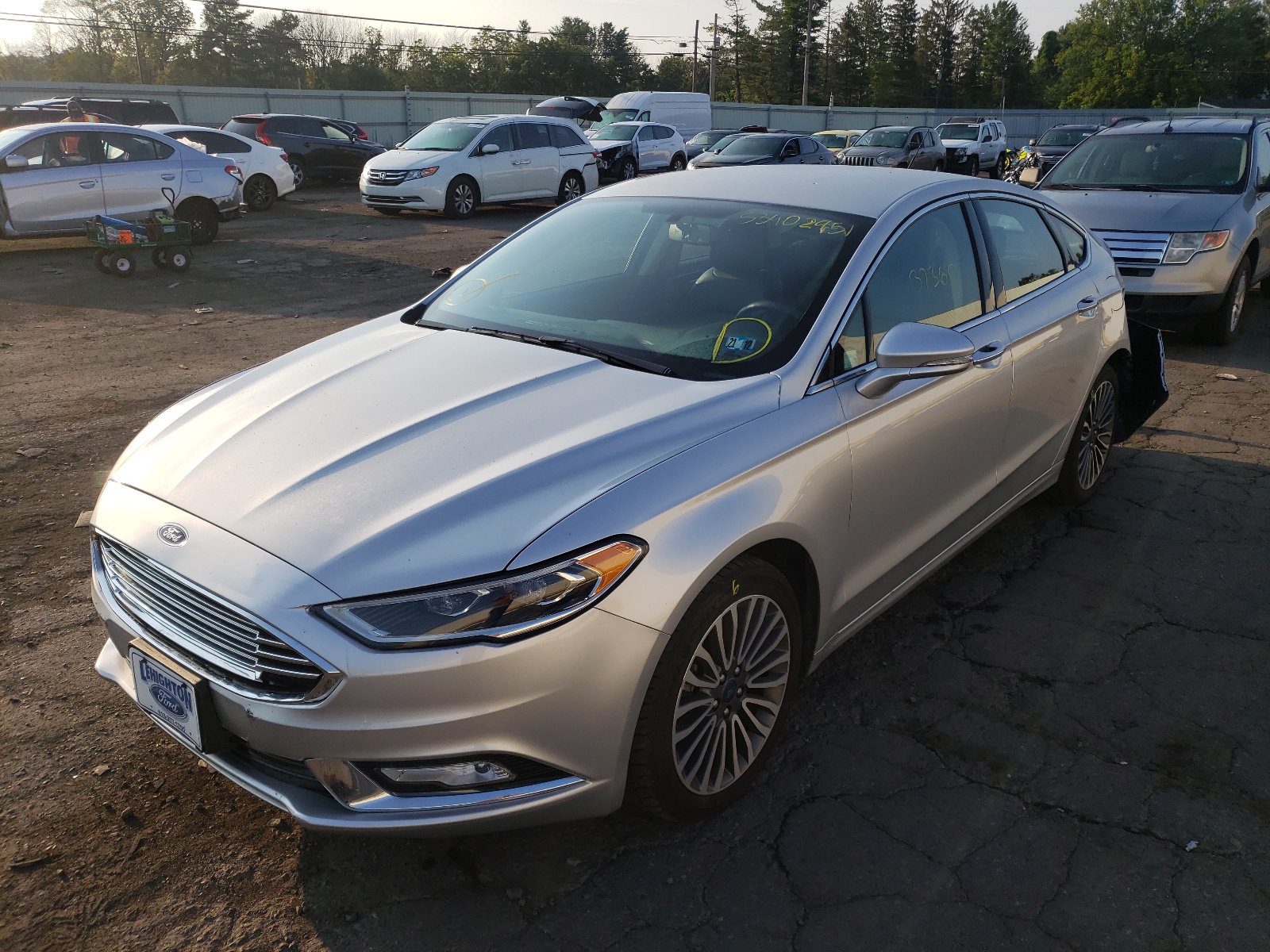 Photo 2 from auction – 2017 FORD FUSION SE with VIN 3FA6P0T99HR308401