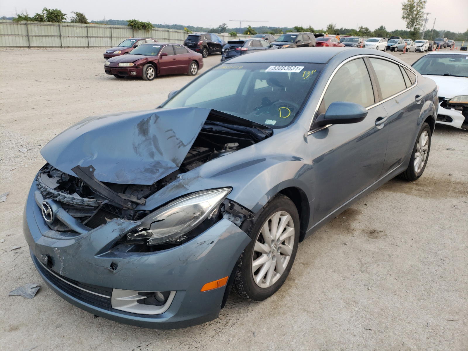 Photo 2 from auction – 2012 MAZDA 6 I with VIN 1YVHZ8DH7C5M32819