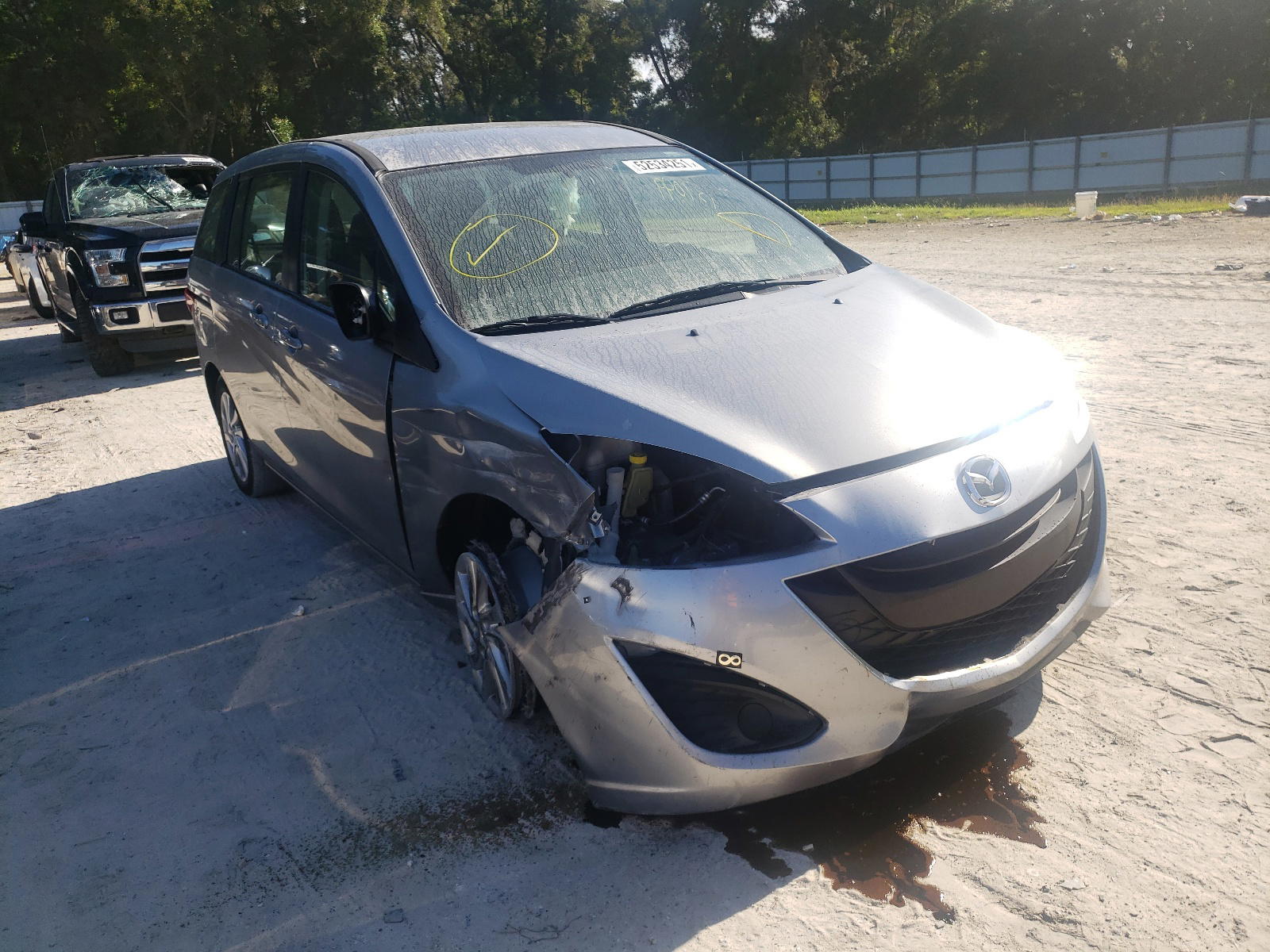 MAZDA 5 2012 with VIN JM1CW2BL9C0101024 - Photo from auction