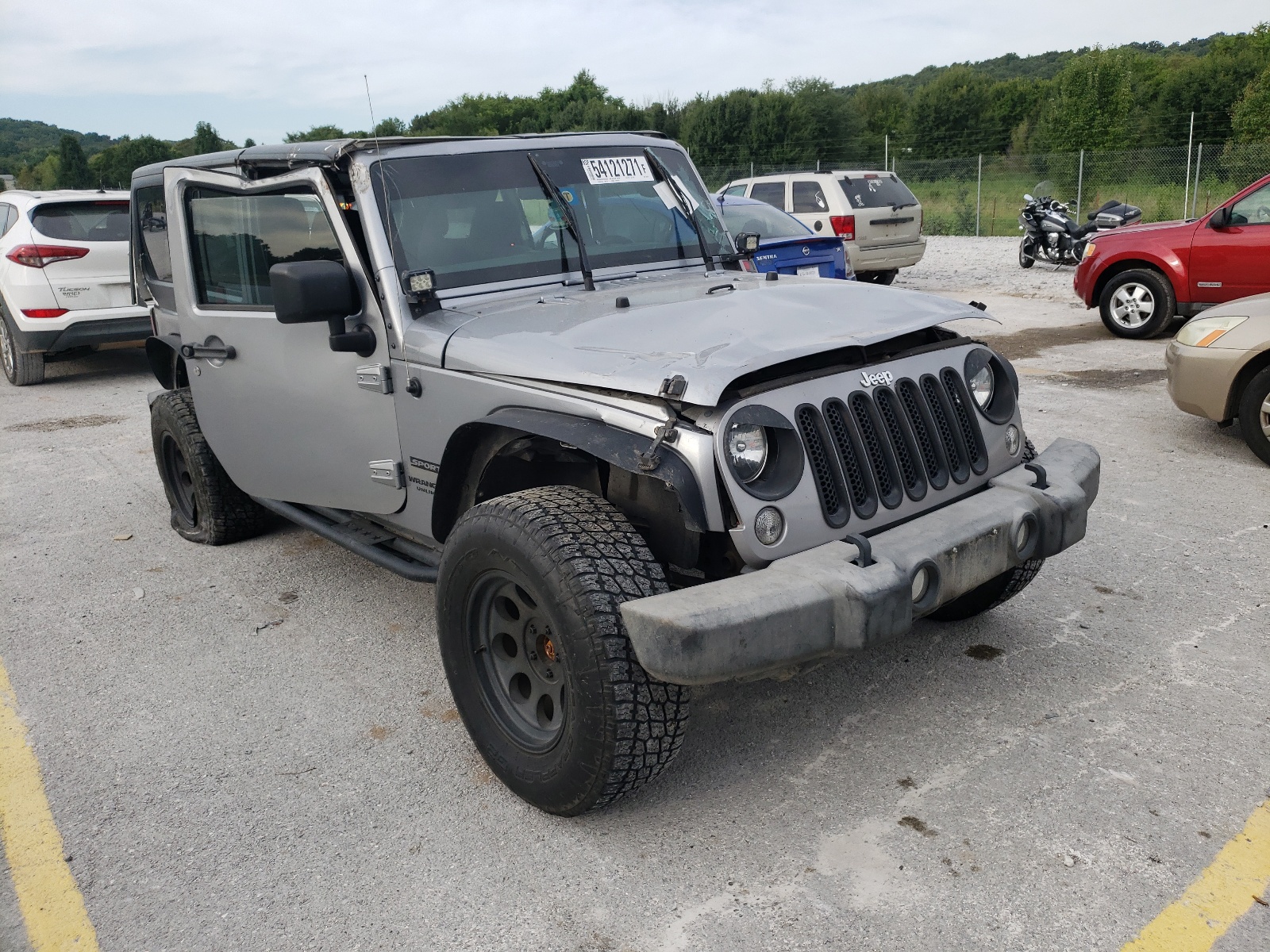 Photo 1 from auction – 2016 JEEP WRANGLER U with VIN 1C4BJWDG6GL329214