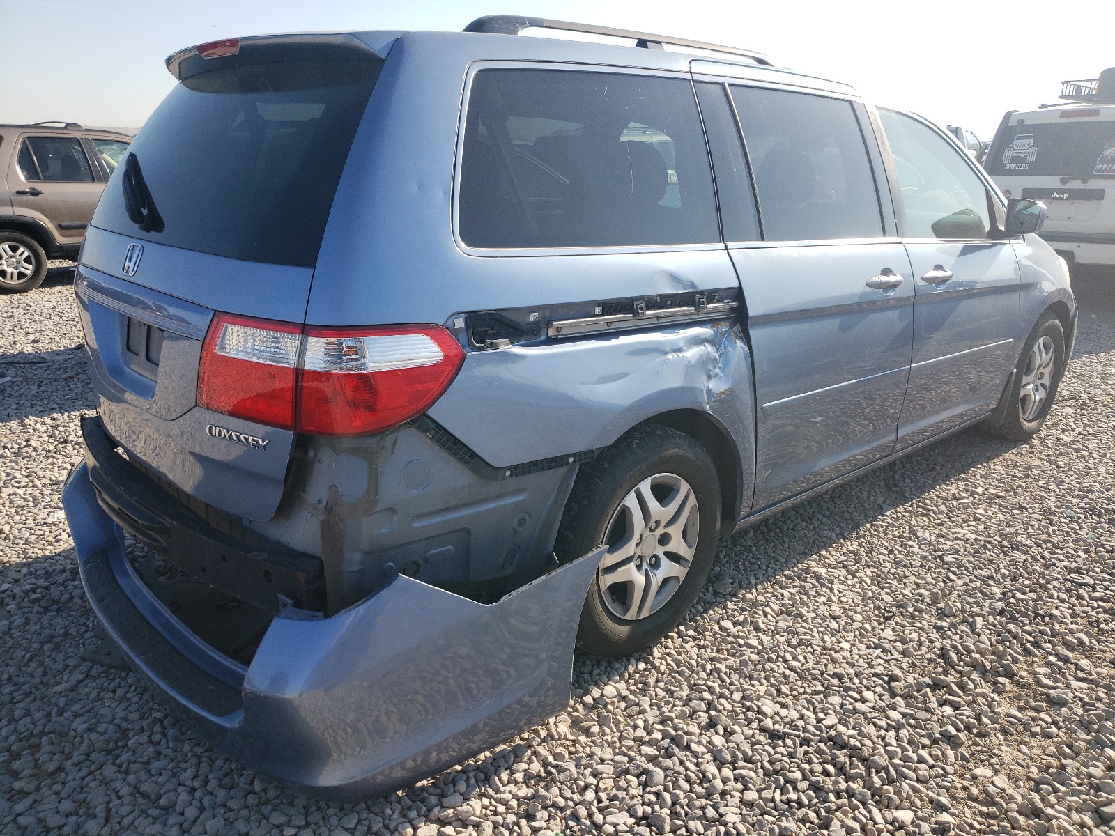 Photo 4 from auction – 2007 HONDA ODYSSEY EX with VIN 5FNRL38707B012355
