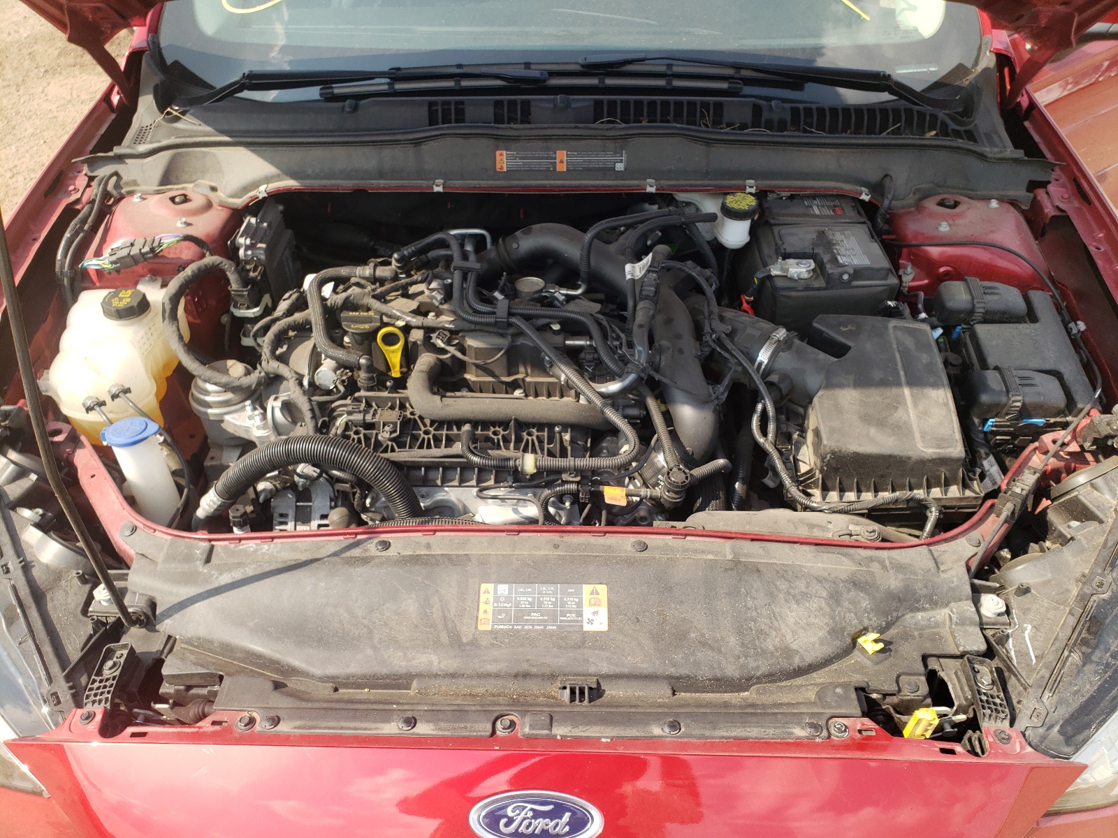 Photo 7 from auction – 2020 FORD FUSION SE with VIN 3FA6P0HD0LR165182