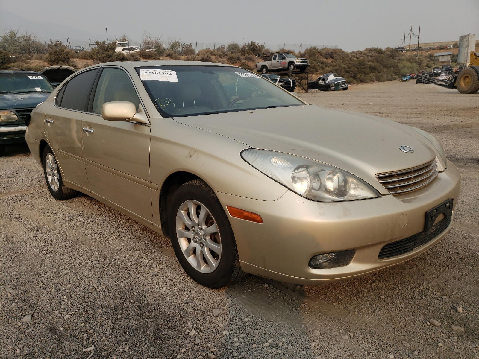 LEXUS ES 300 2002 with VIN JTHBF30G920080924 - Photo from auction