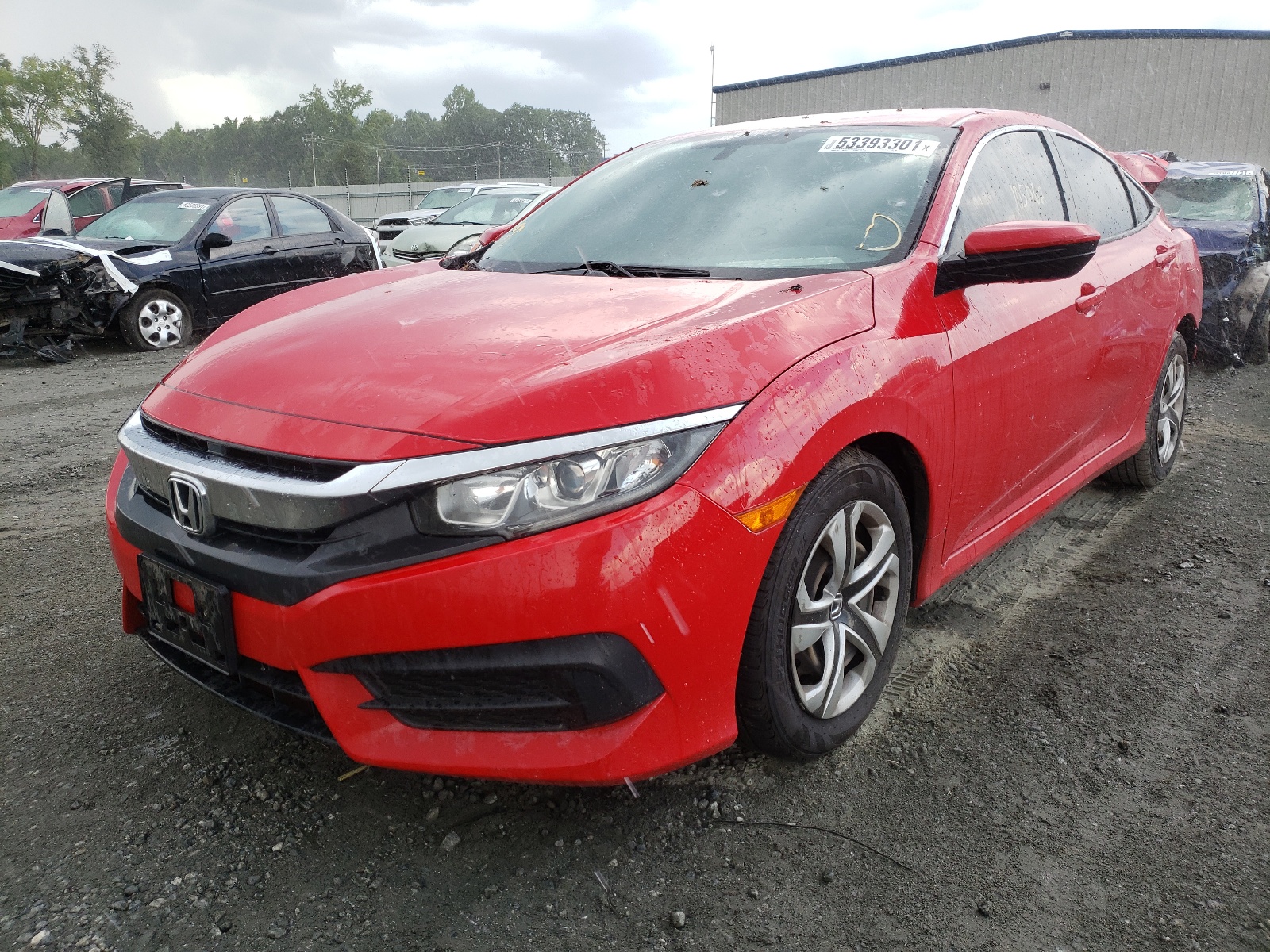 Photo 2 from auction – 2016 HONDA CIVIC LX with VIN 2HGFC2F58GH544317