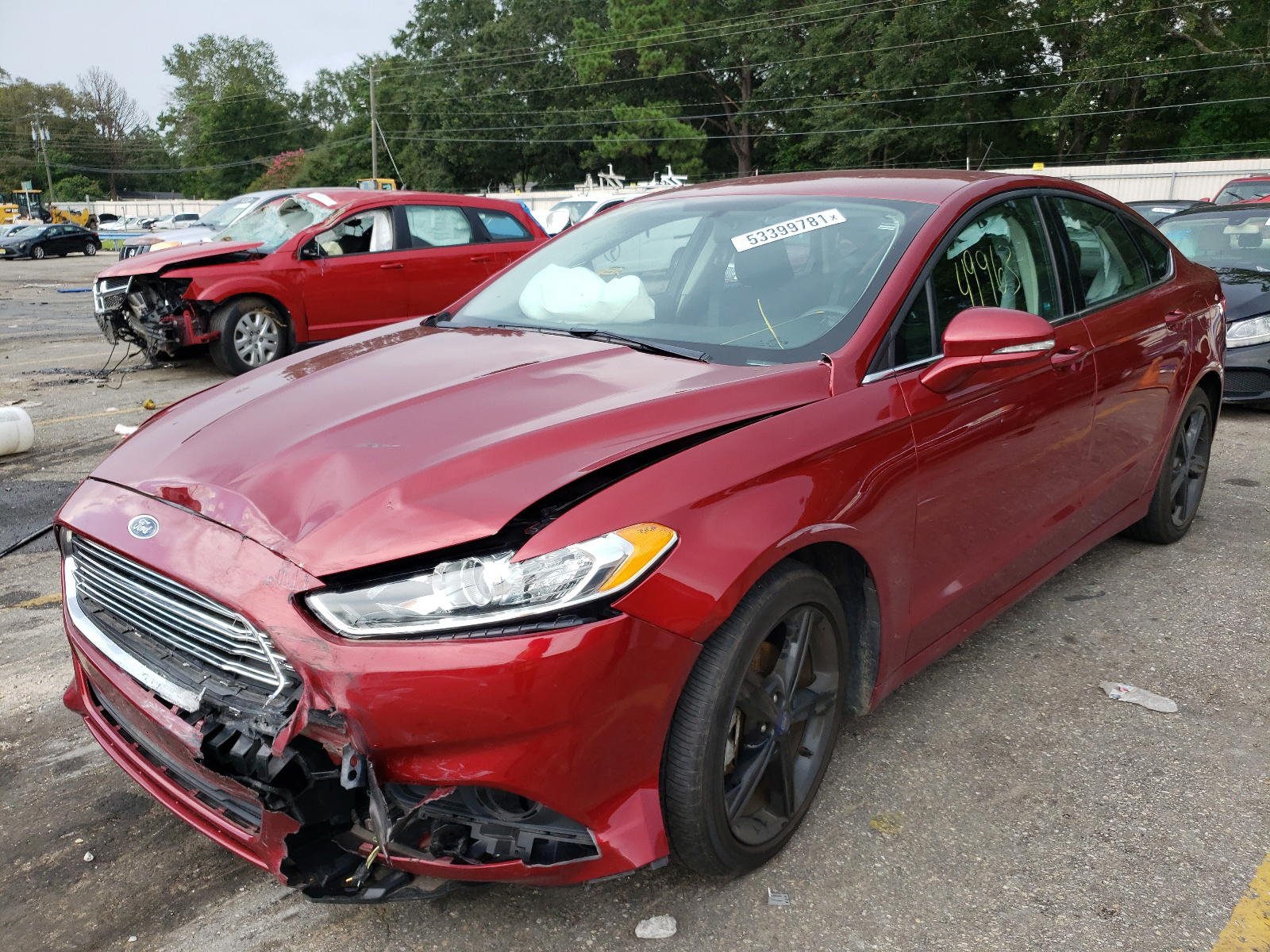 Photo 2 from auction – 2016 FORD FUSION SE with VIN 3FA6P0H79GR312499