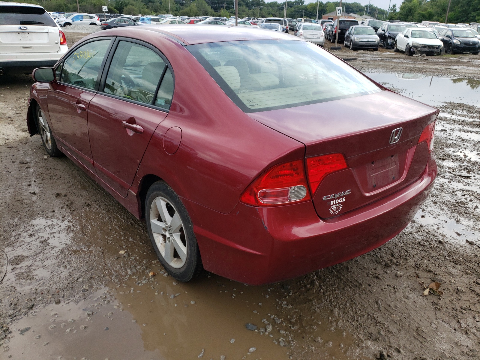 Photo 3 from auction – 2007 HONDA CIVIC EX with VIN 2HGFA16887H508234