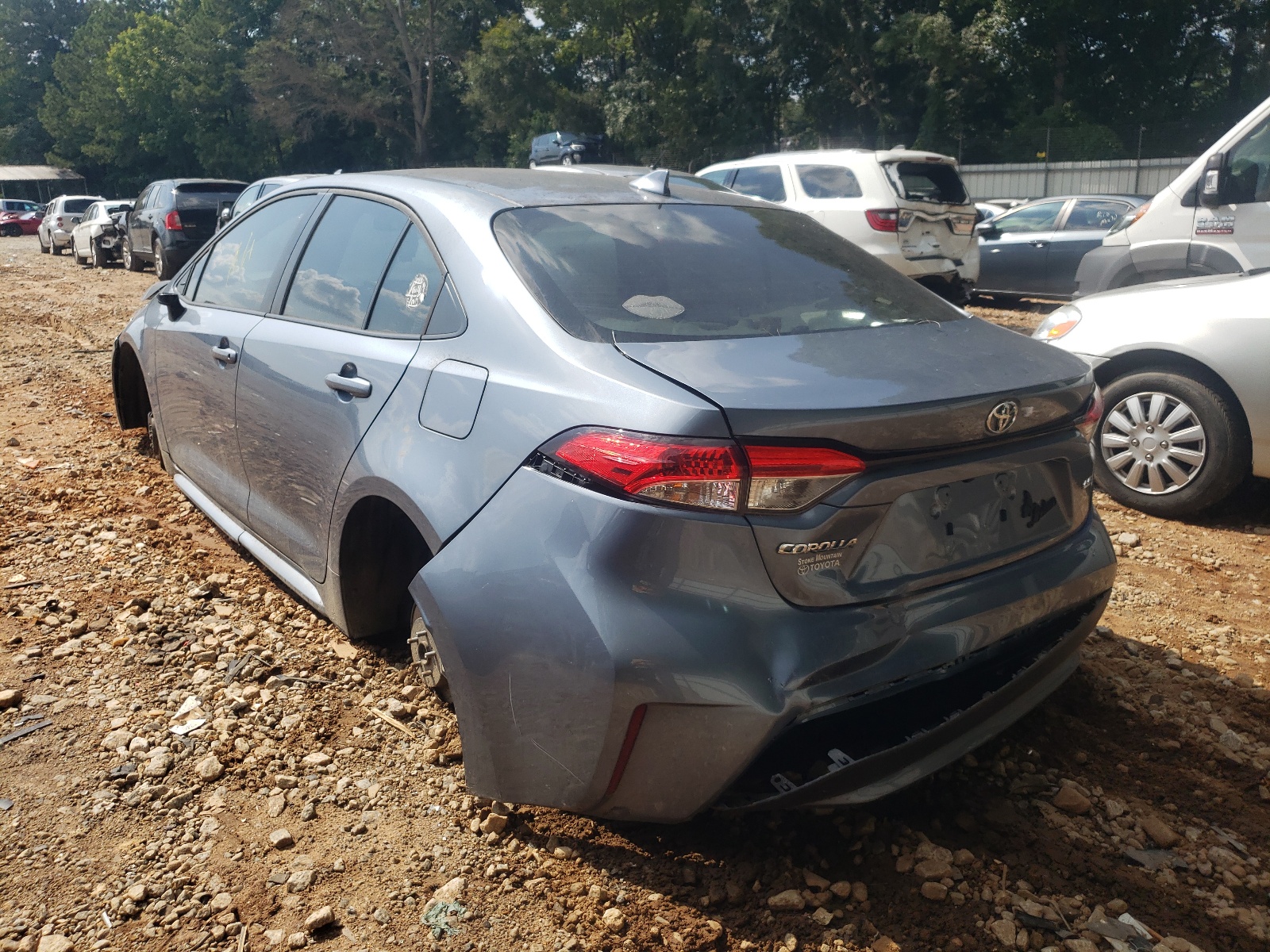 Photo 3 from auction – 2020 TOYOTA COROLLA LE with VIN JTDEPRAE2LJ018174