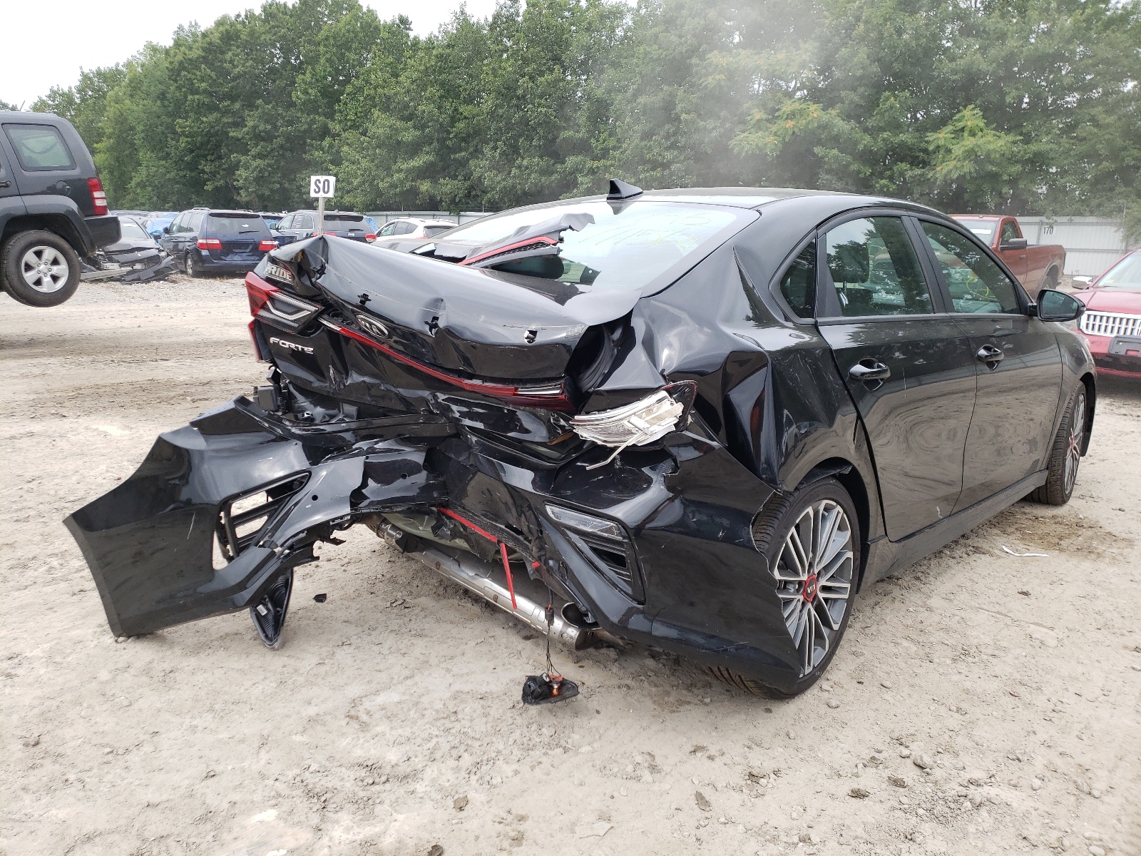 Photo 4 from auction – 2021 KIA FORTE GT with VIN 3KPF44AC7ME275571