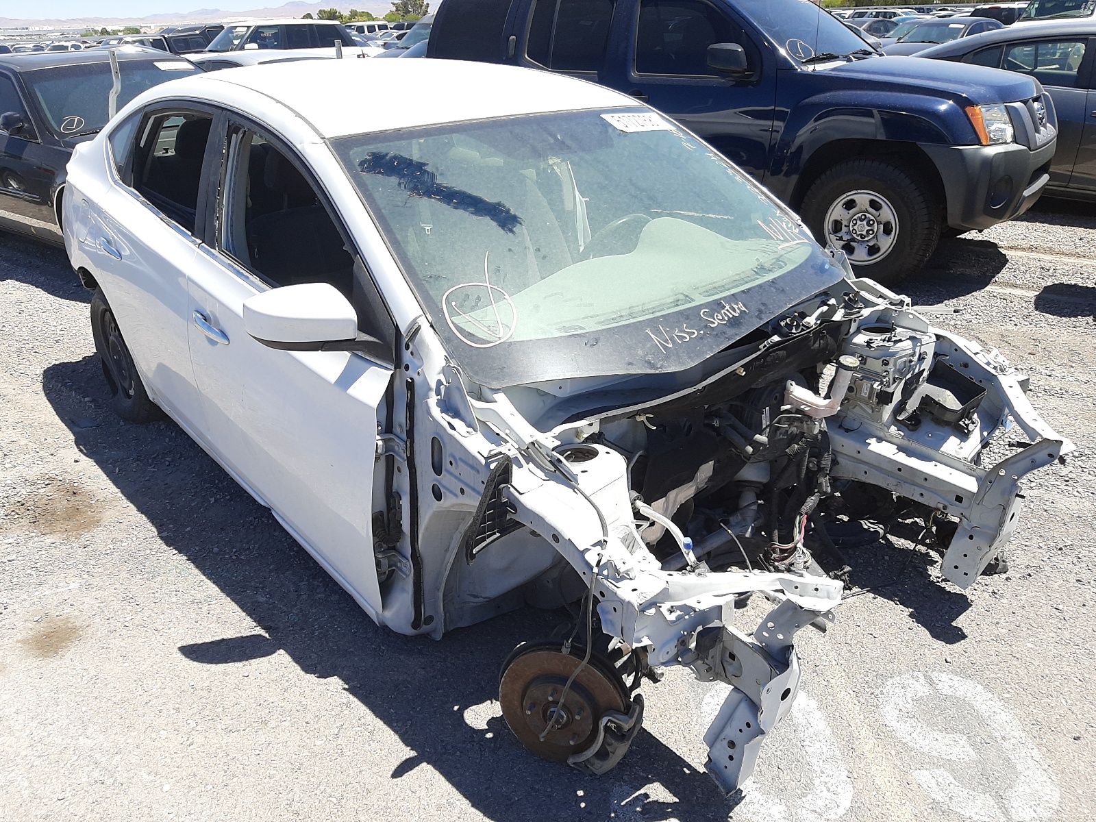 NISSAN SENTRA S 2015 with VIN 3N1AB7APXFL667966 - Photo from auction