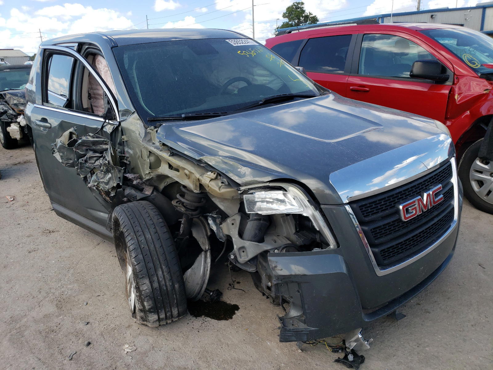 GMC TERRAIN SL 2012 with VIN 2GKALMEKXC6316017 - Photo from auction