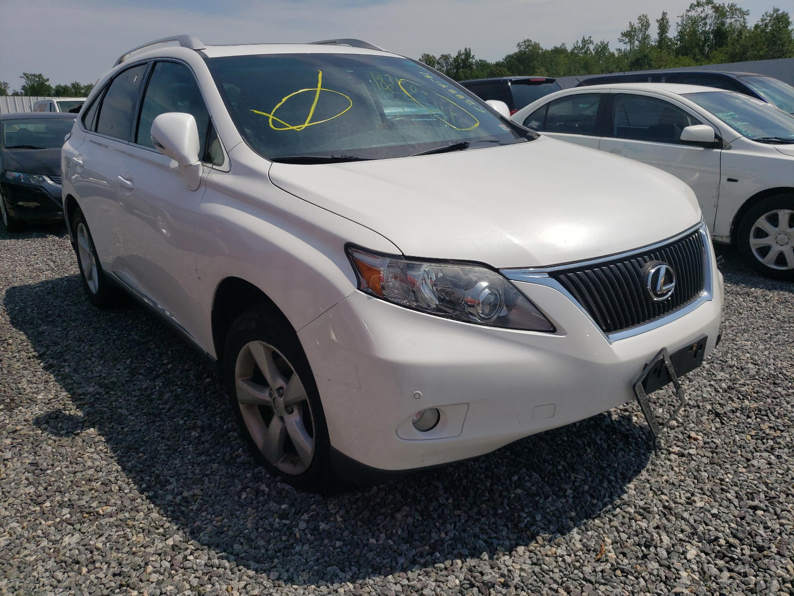 LEXUS RX 350 2012 with VIN 2T2BK1BA5CC127461 - Photo from auction