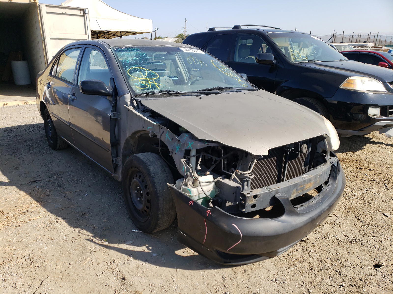 TOYOTA COROLLA CE 2003 with VIN 1NXBR32E83Z095263 - Photo from auction