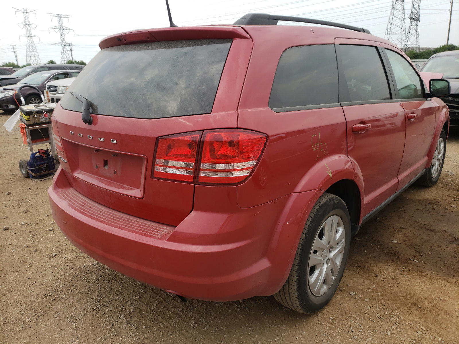 Photo 4 from auction – 2018 DODGE JOURNEY SE with VIN 3C4PDCAB6JT534659