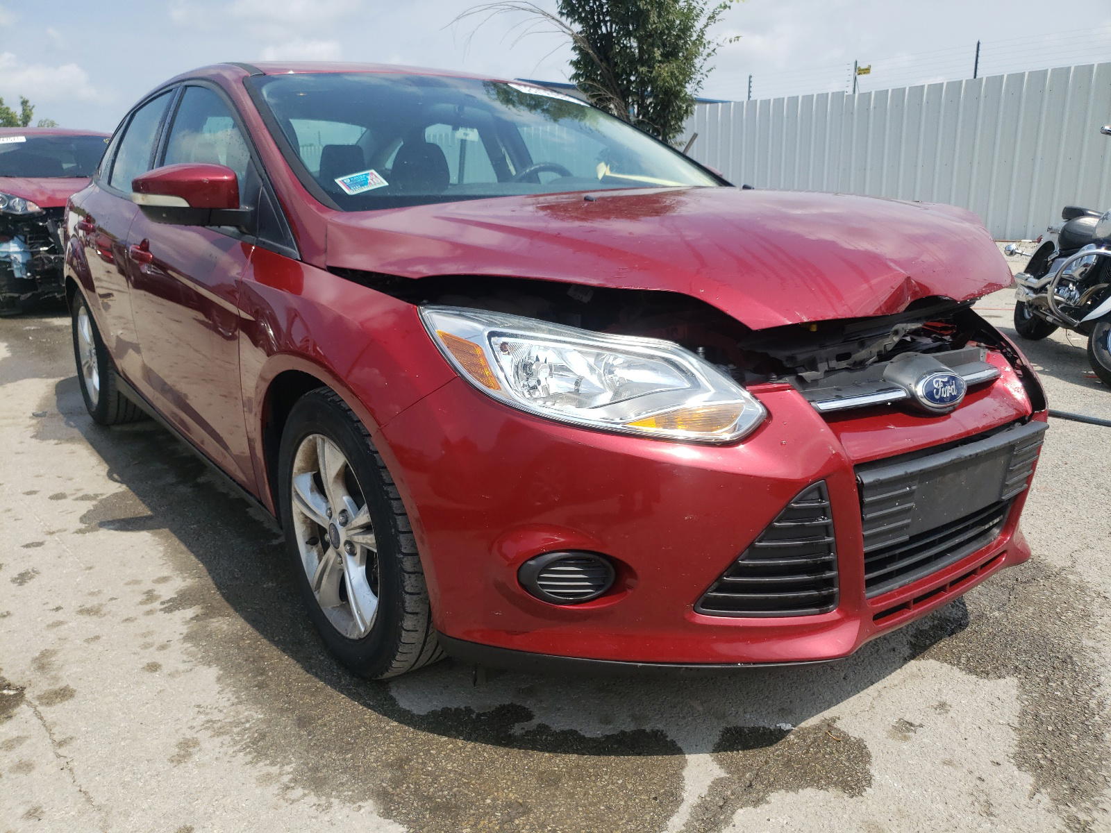 FORD FOCUS SE 2014 with VIN 1FADP3F20EL116477 - Photo from auction