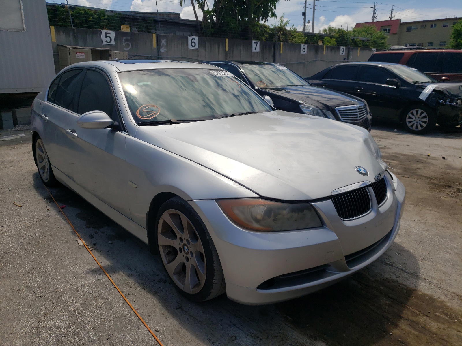 BMW 330 I 2006 with VIN WBAVB33586PS14241 - Photo from auction