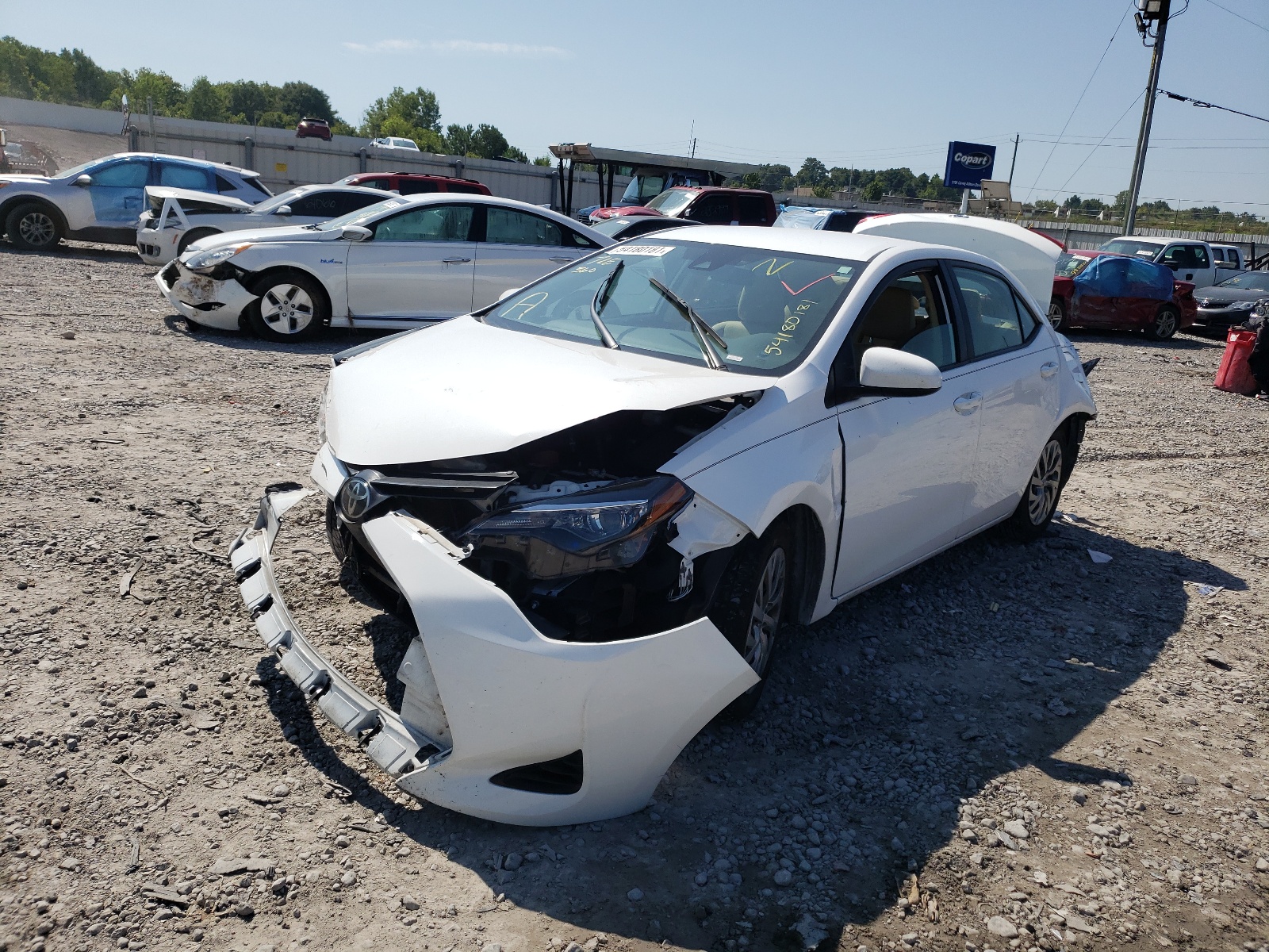 Photo 2 from auction – 2019 TOYOTA COROLLA L with VIN 2T1BURHE1KC205420