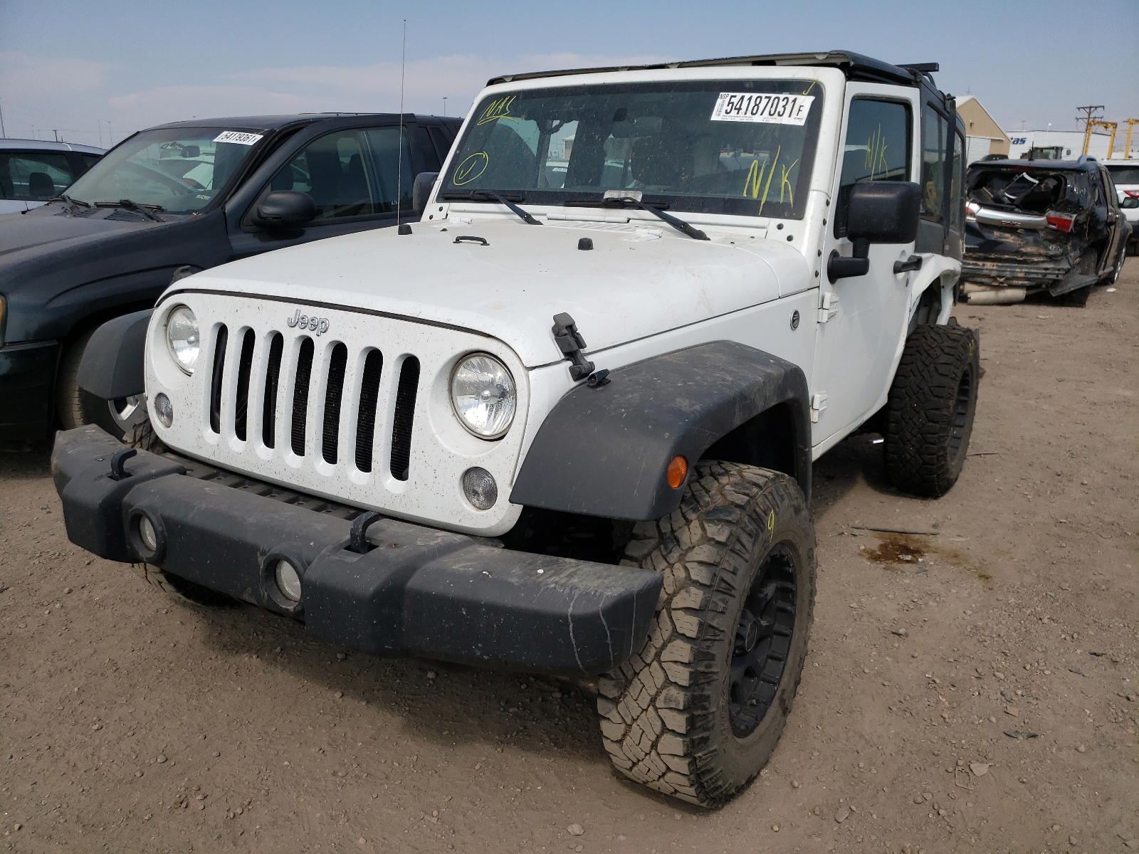 Photo 2 from auction – 2017 JEEP WRANGLER S with VIN 1C4AJWAG3HL667235