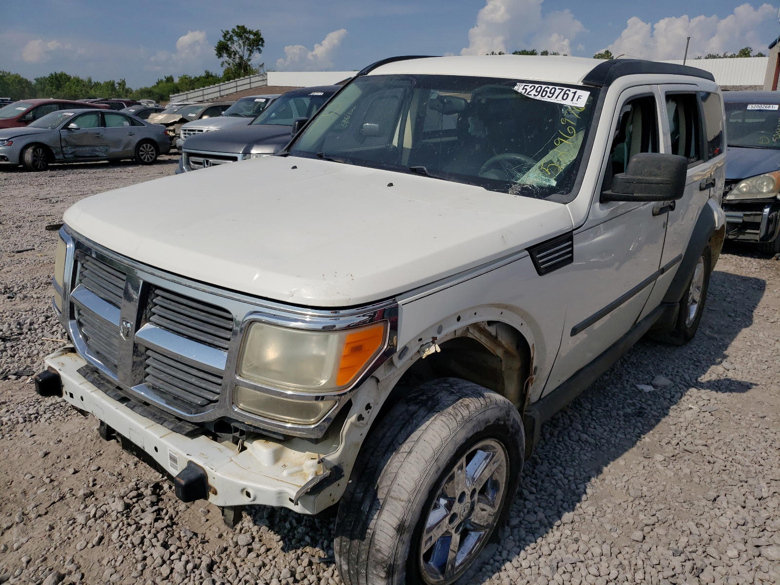 Photo 2 from auction – 2007 DODGE NITRO SXT with VIN 1D8GT28K27W548517