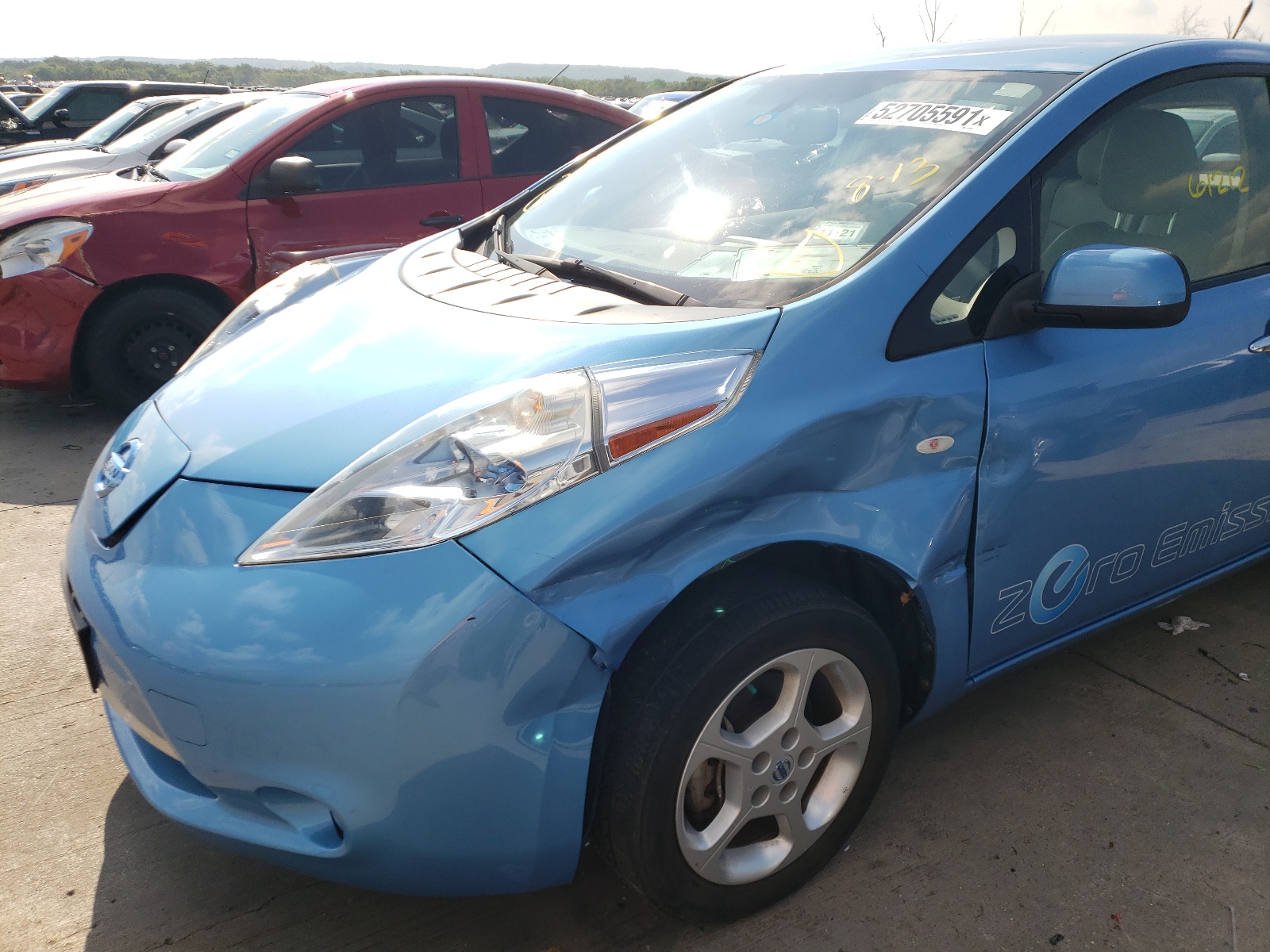 Photo 9 from auction – 2012 NISSAN LEAF SV with VIN JN1AZ0CP3CT024978