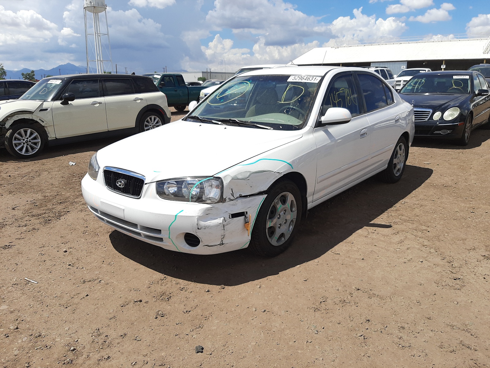 Photo 2 from auction – 2003 HYUNDAI ELANTRA GL with VIN KMHDN45D43U558254