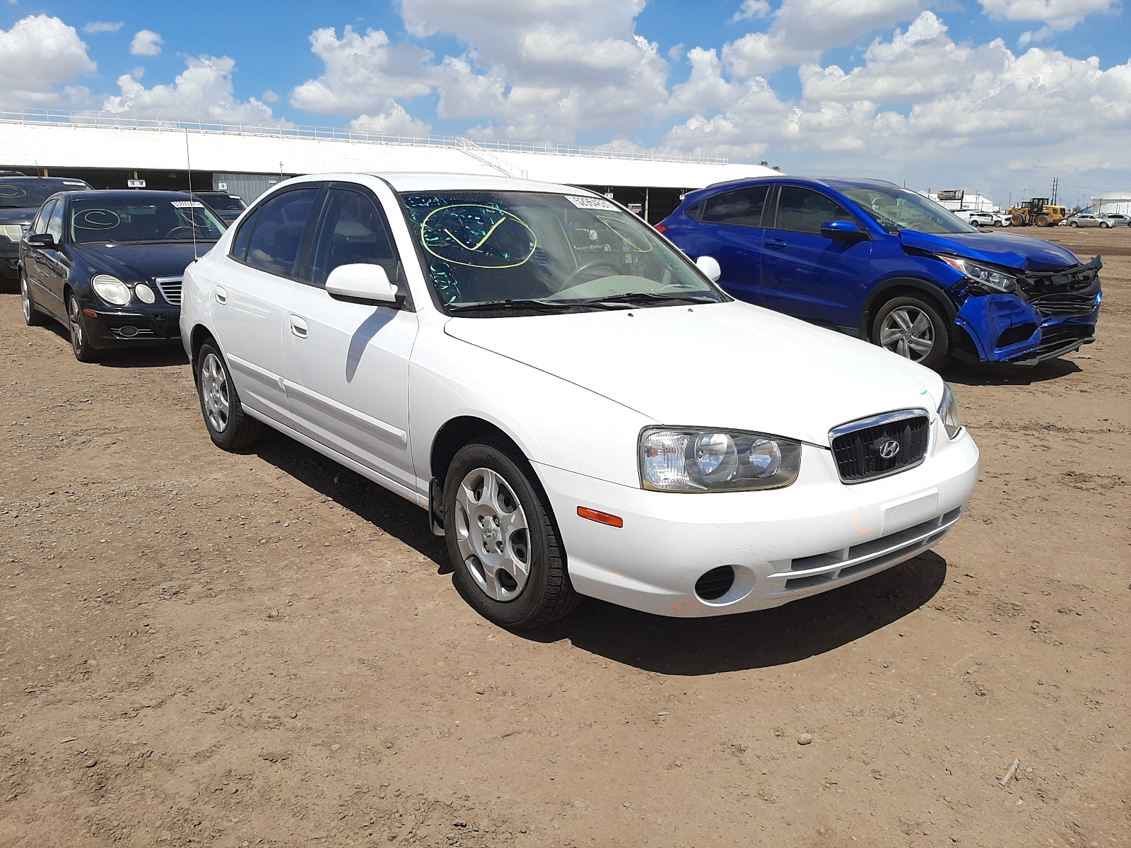 HYUNDAI ELANTRA GL 2003 with VIN KMHDN45D43U558254 - Photo from auction