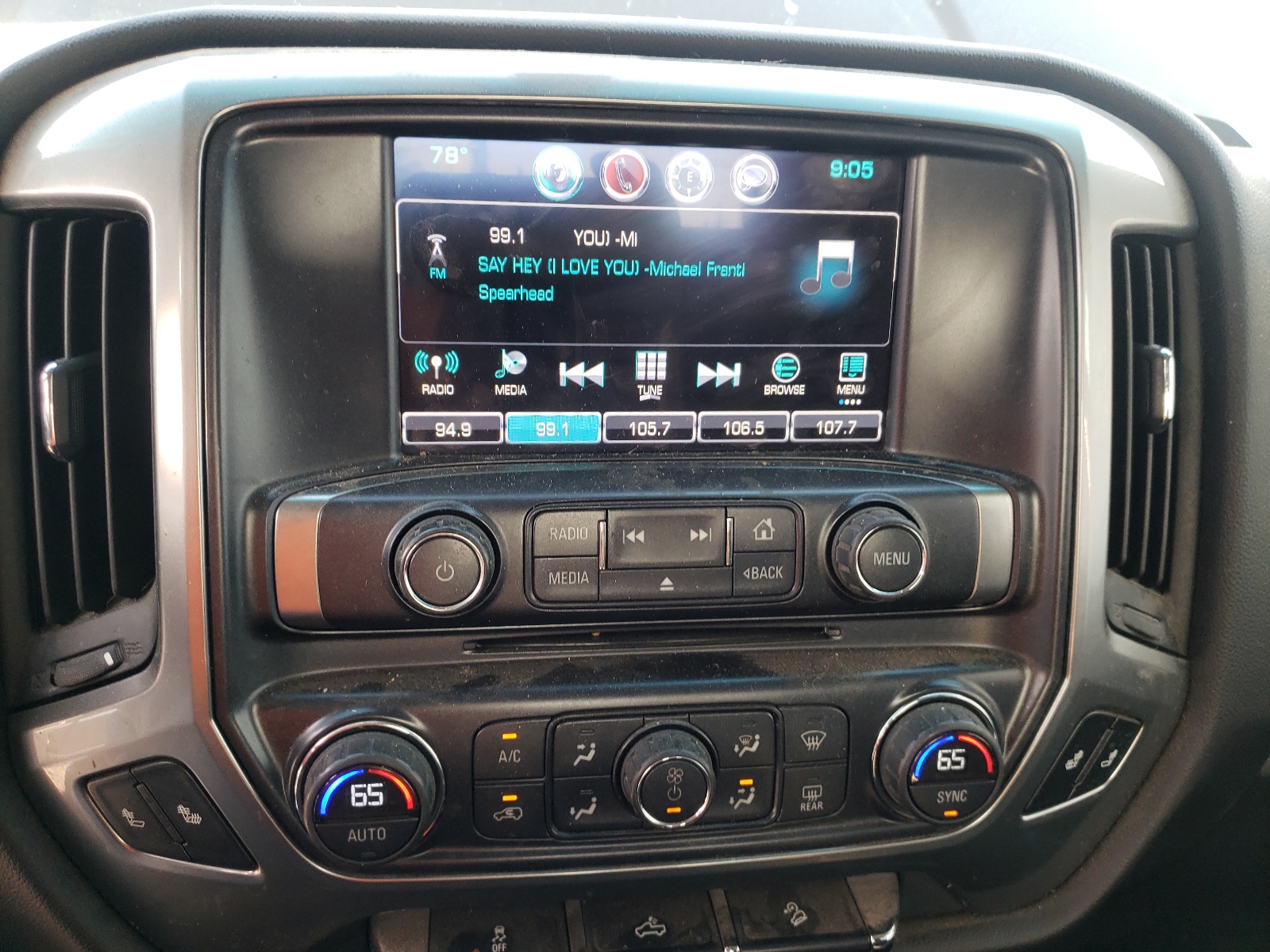 Photo 9 from auction – 2016 CHEVROLET SILVERADO with VIN 1GCVKREC8GZ105690