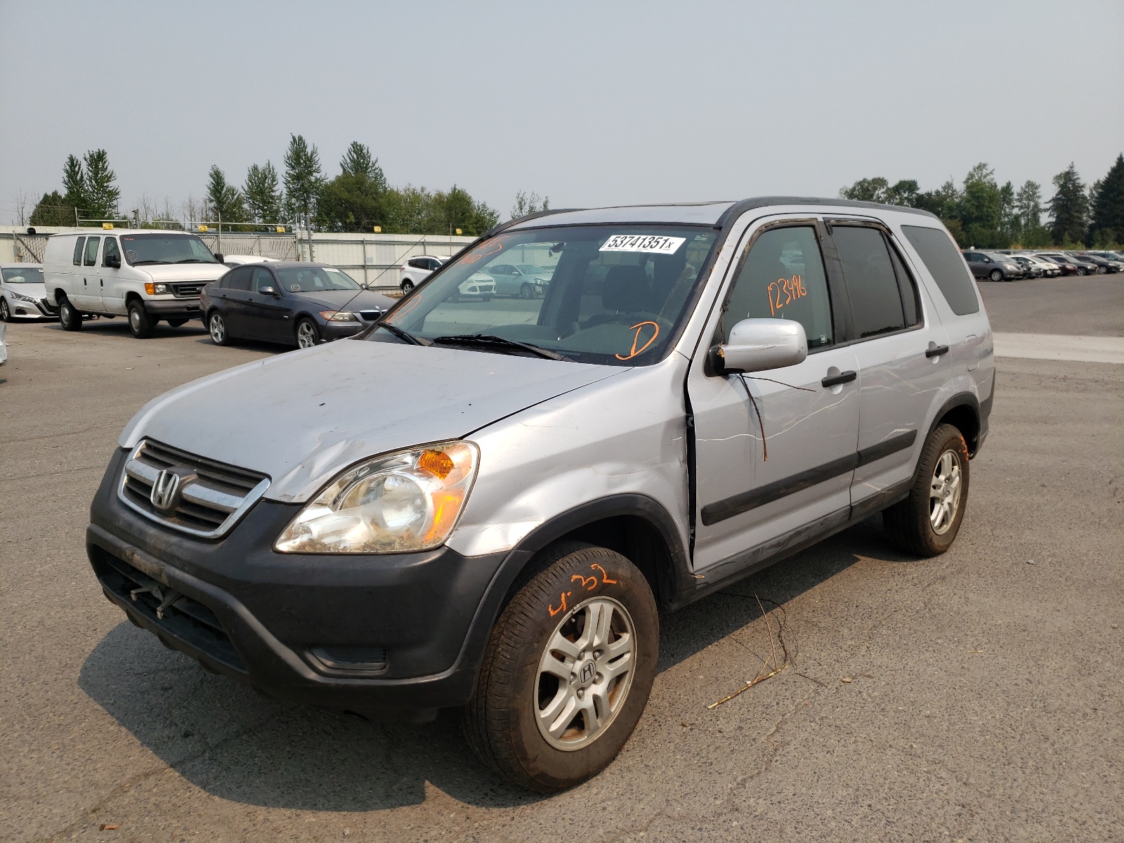 Photo 2 from auction – 2002 HONDA CR-V EX with VIN JHLRD78832C000769