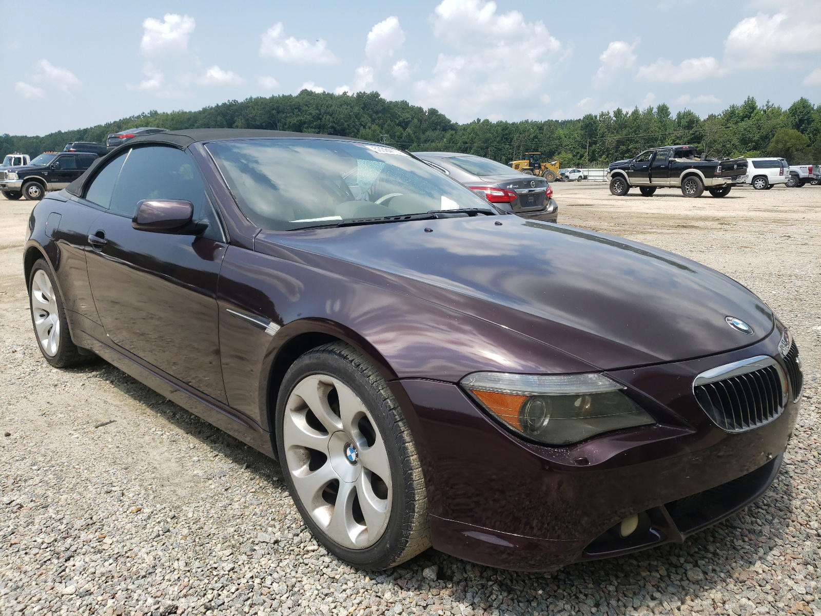 BMW 645CI 2004 with VIN WBAEK73484B322044 - Photo from auction