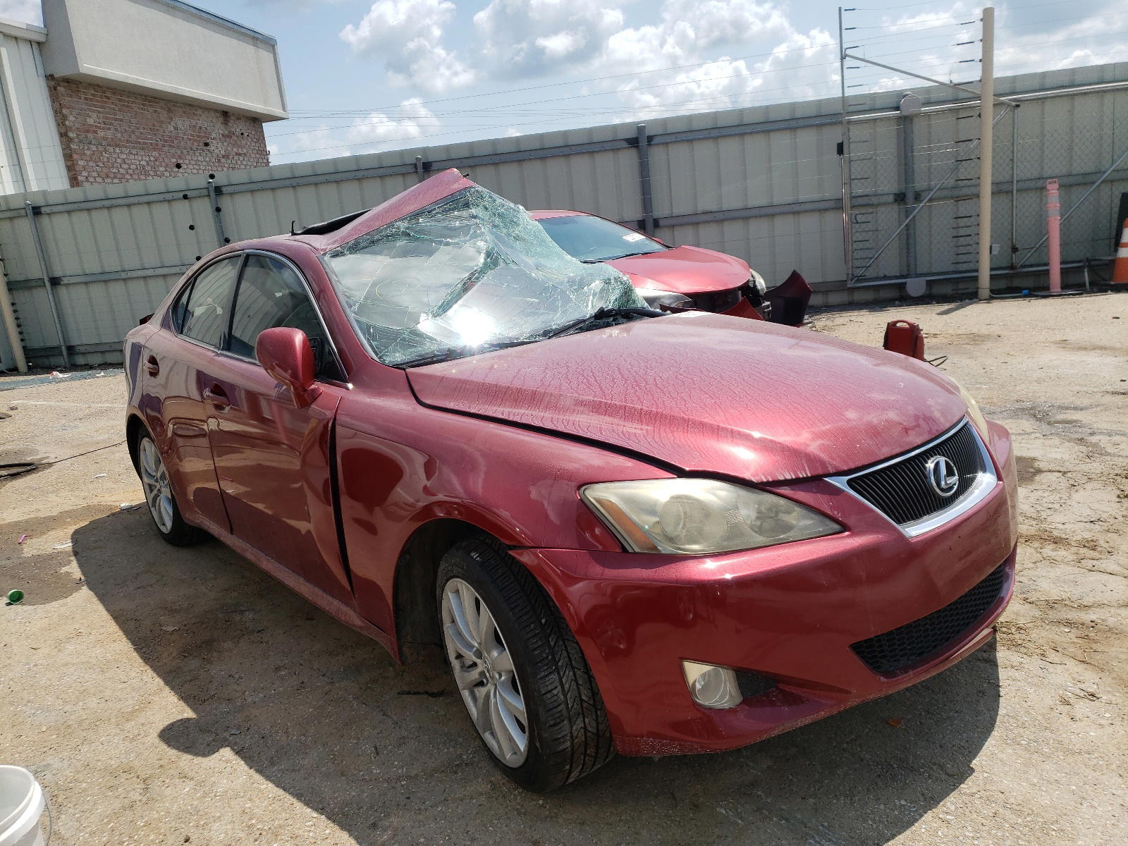 LEXUS IS 250 2007 with VIN JTHCK262975013286 - Photo from auction