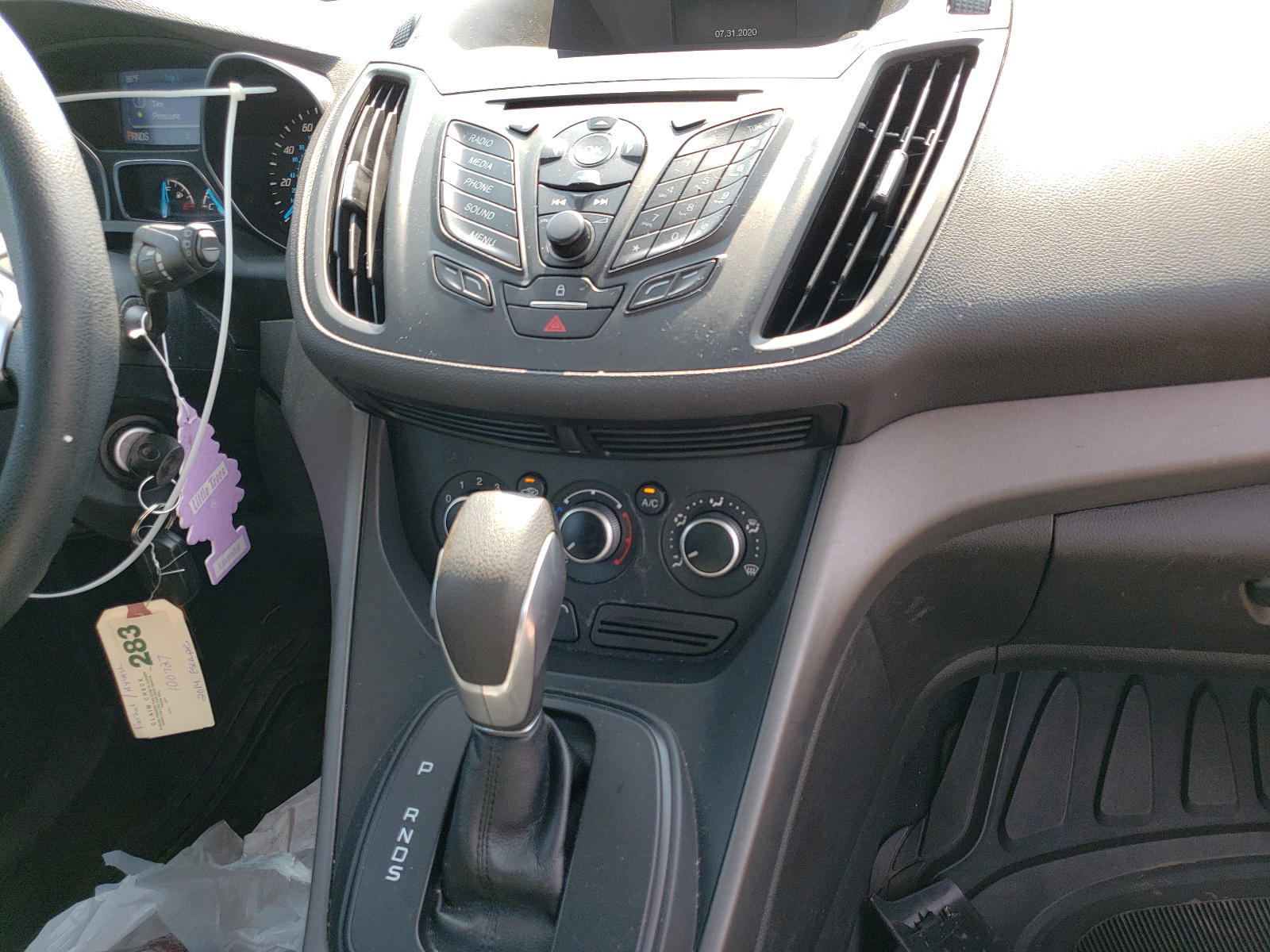 Photo 9 from auction – 2014 FORD ESCAPE with VIN 1FMCU0F71EUB96984