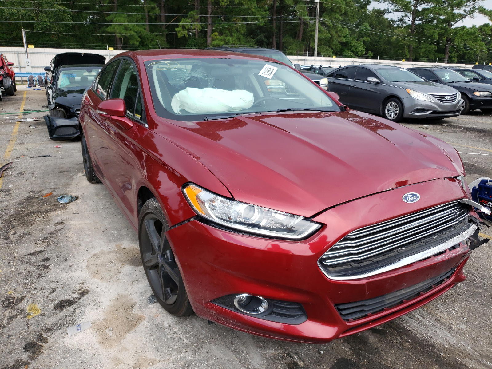 FORD FUSION SE 2016 with VIN 3FA6P0H79GR312499 - Photo from auction