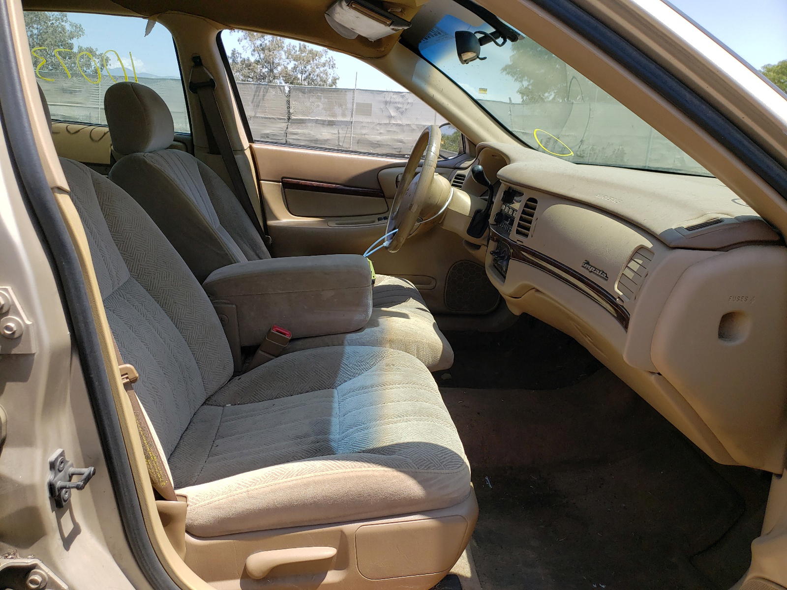 Photo 5 from auction – 2000 CHEVROLET IMPALA with VIN 2G1WF52E9Y9152674