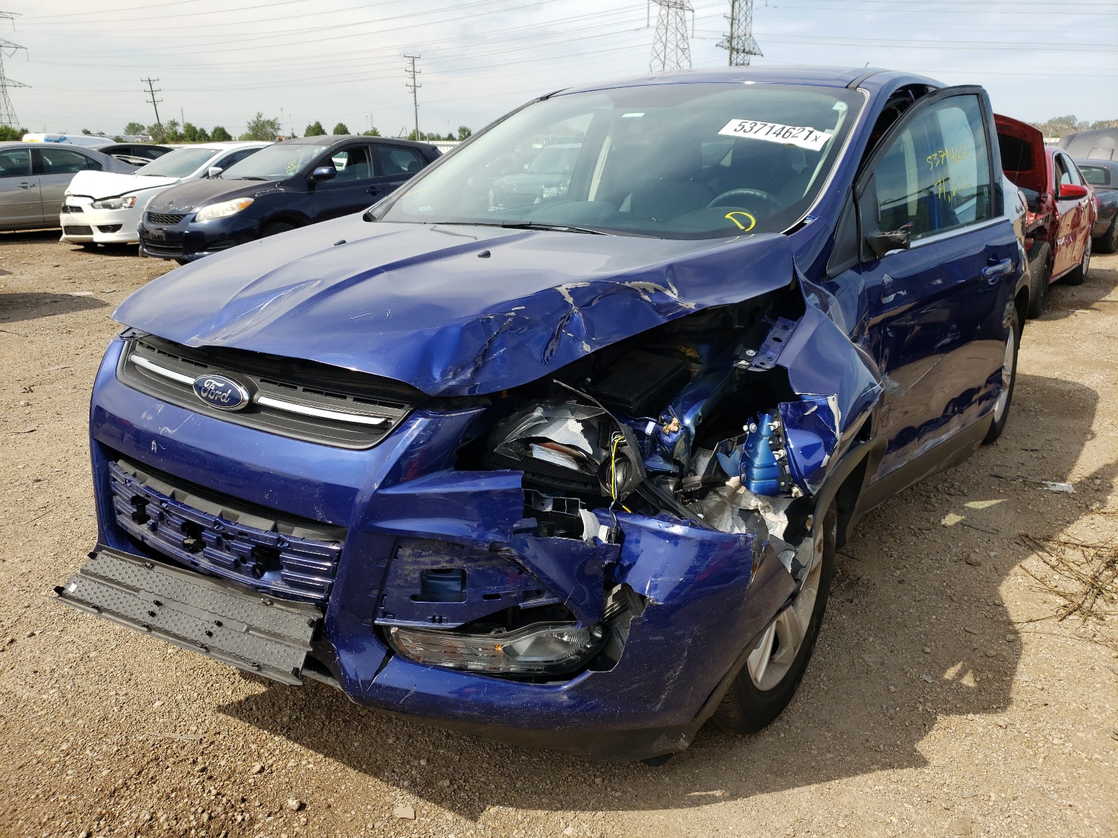 Photo 2 from auction – 2016 FORD ESCAPE SE with VIN 1FMCU9GX3GUC07134