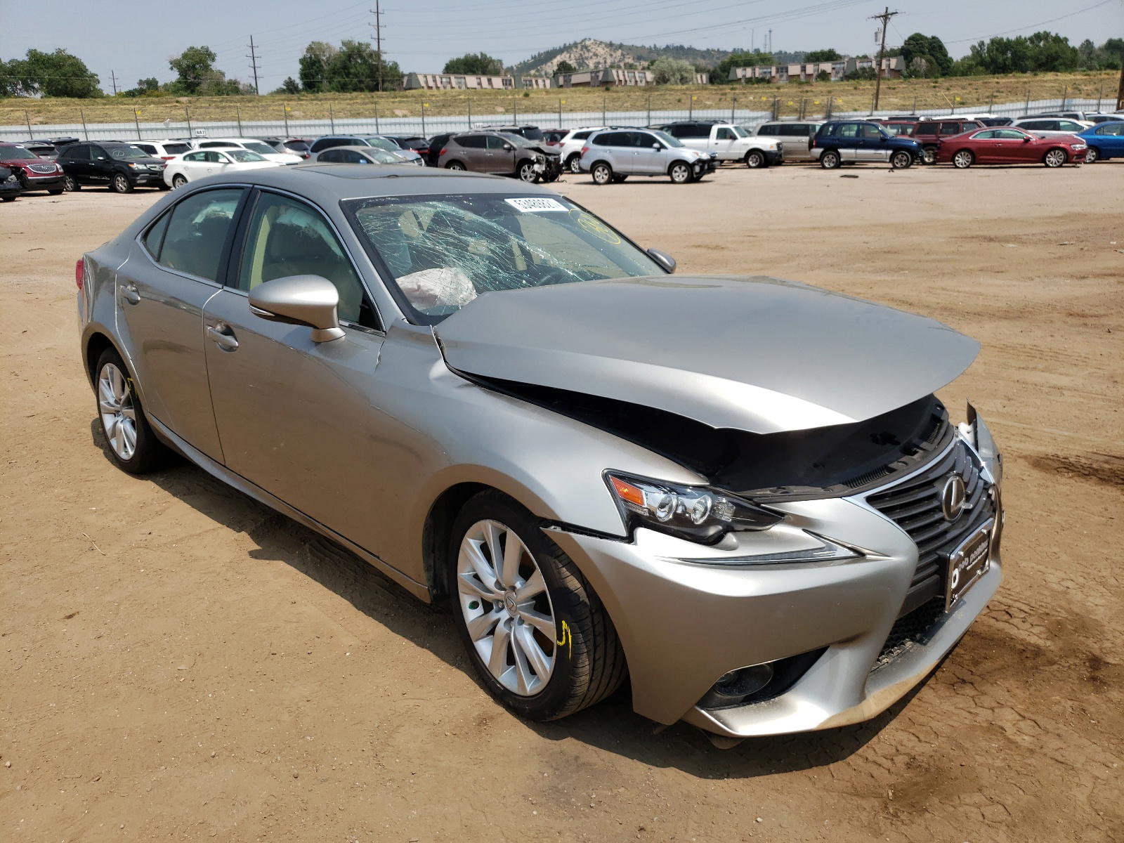 LEXUS IS 250 2015 with VIN JTHCF1D2XF5021848 - Photo from auction