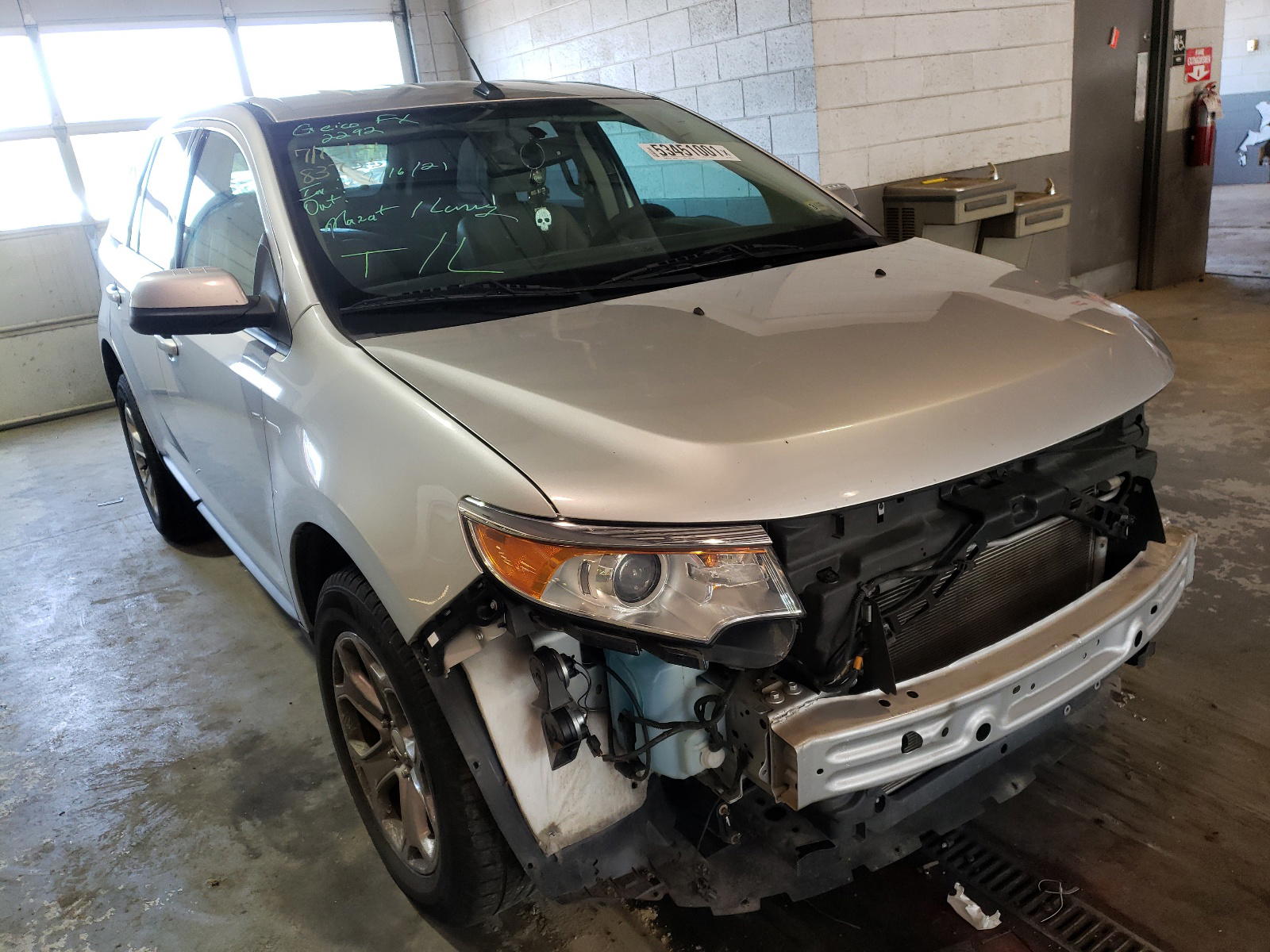 FORD EDGE SEL 2013 with VIN 2FMDK4JC1DBE05733 - Photo from auction