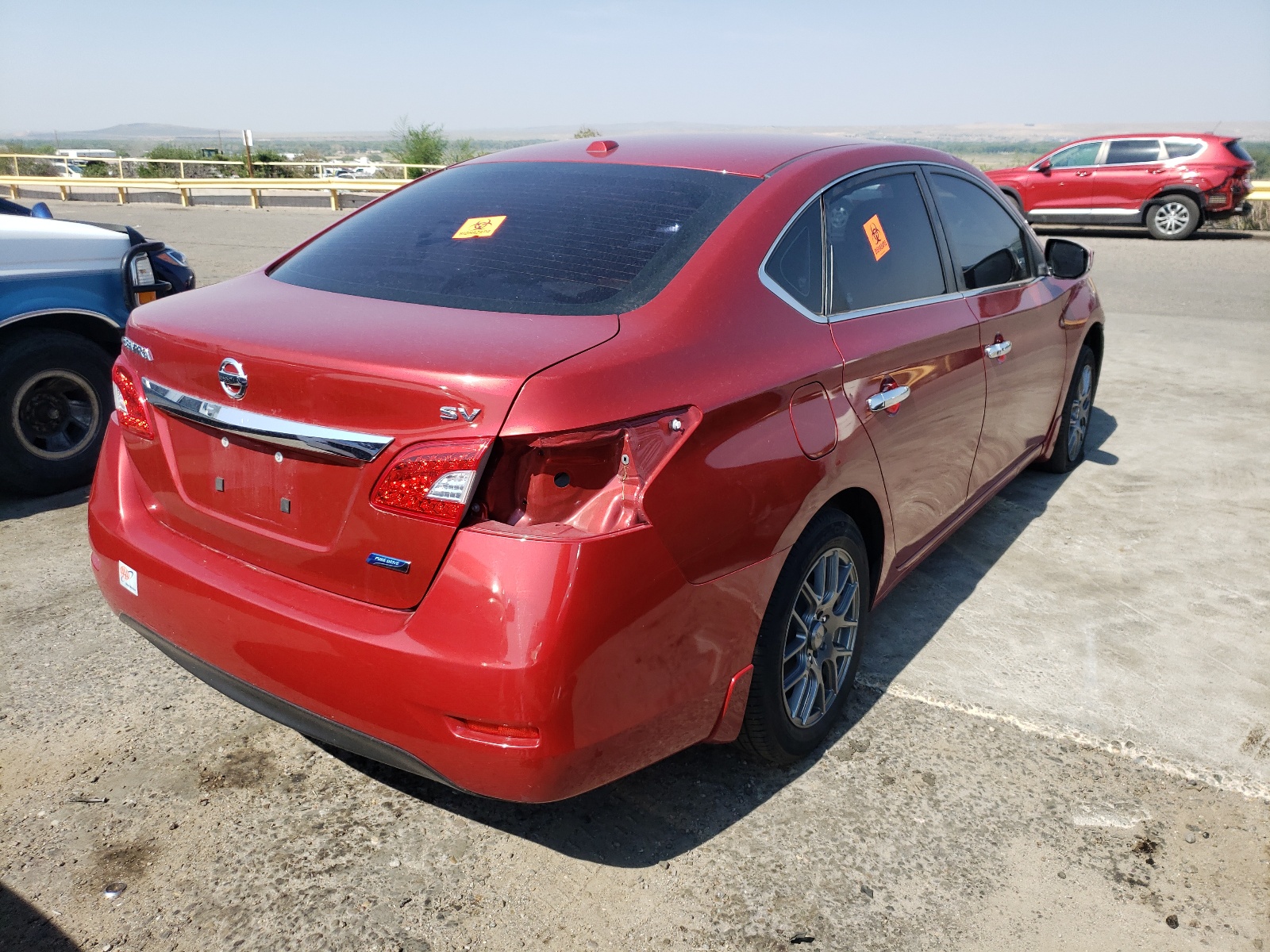 Photo 4 from auction – 2014 NISSAN SENTRA S with VIN 3N1AB7AP6EY305764