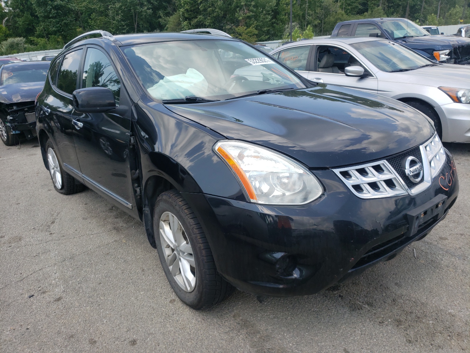 NISSAN ROGUE S 2012 with VIN JN8AS5MV3CW715636 - Photo from auction