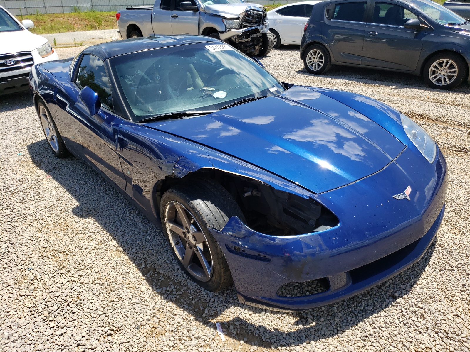 CHEVROLET CORVETTE 2007 with VIN 1G1YY26U975118121 - Photo from auction