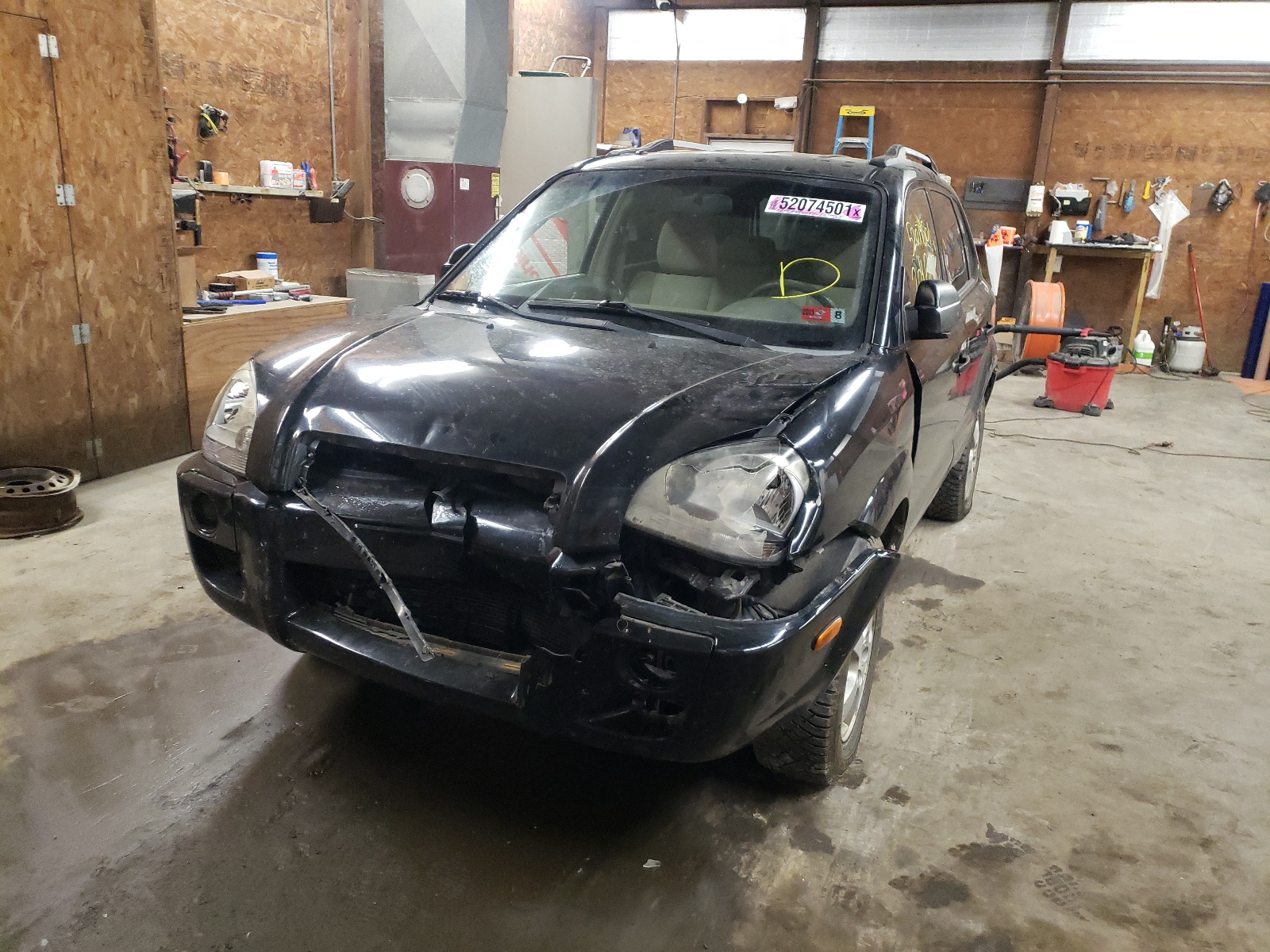 Photo 2 from auction – 2007 HYUNDAI TUCSON GLS with VIN KM8JM72B47U566693